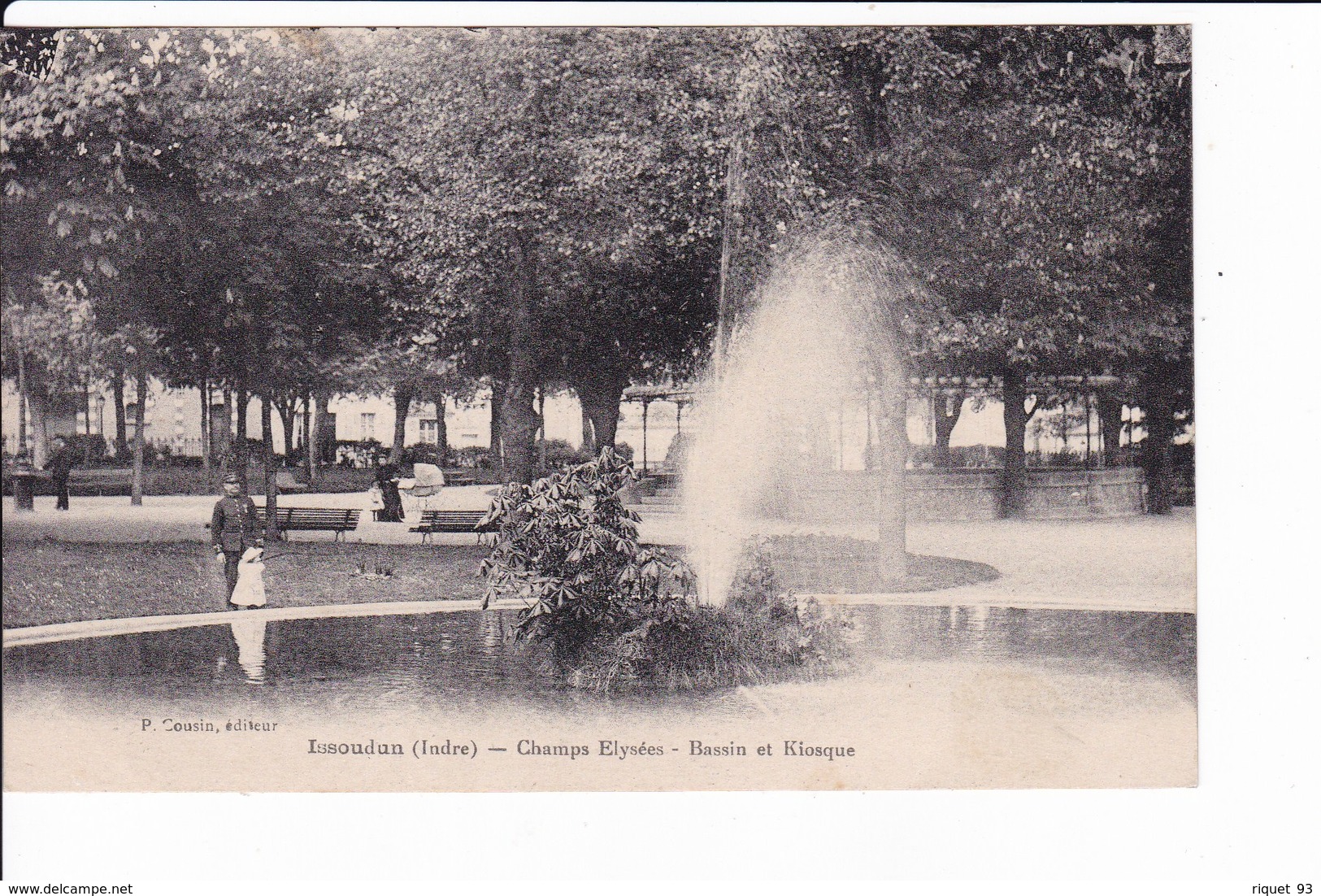 Issoudun - Champs Elysées - Bassin Et Kiosque - Issoudun