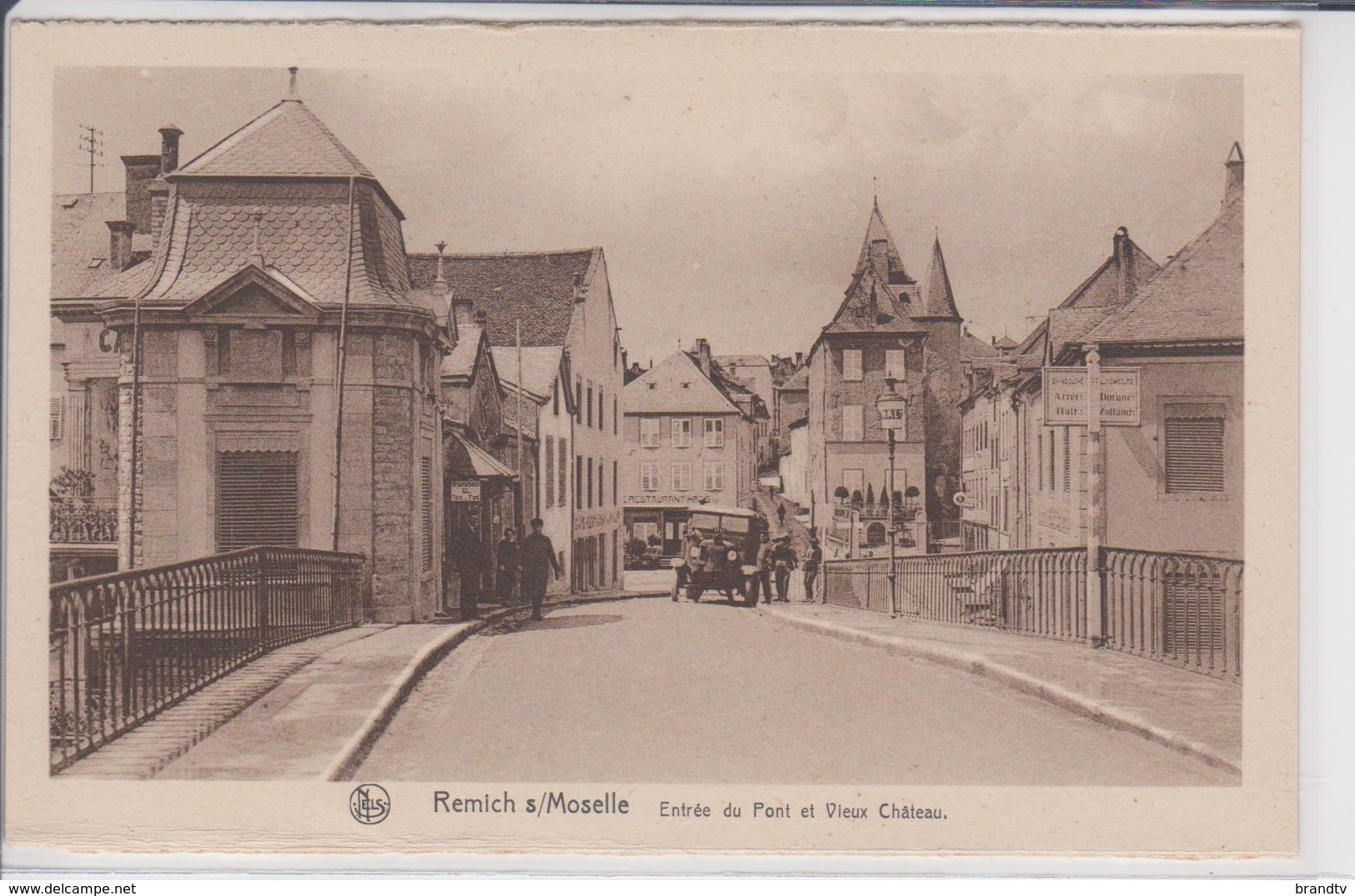 REMICH   Entrée Du Pont Et Vieux Chateau - Remich