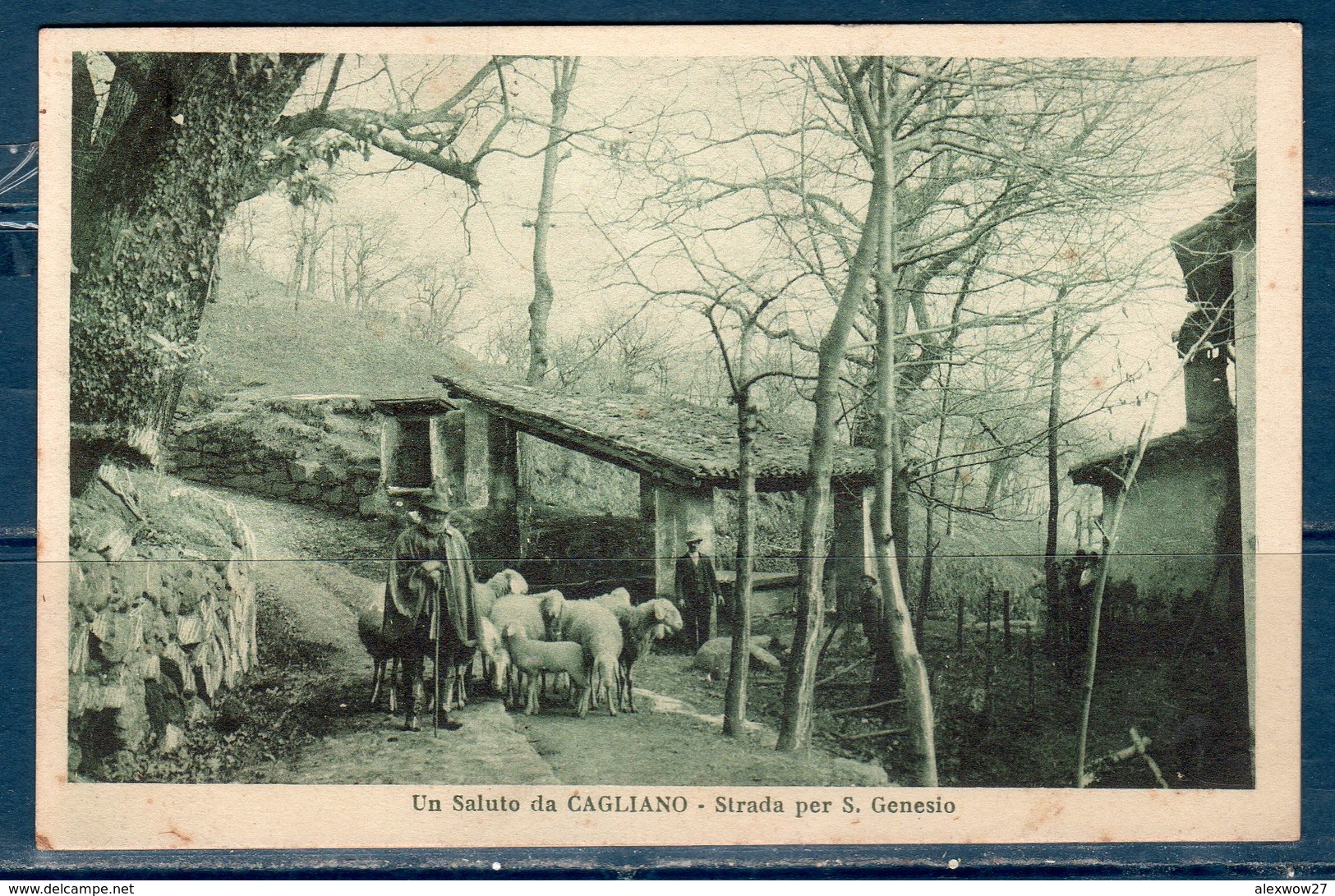 Cartolina Cagliano   Viaggiata 1935 - Lecco