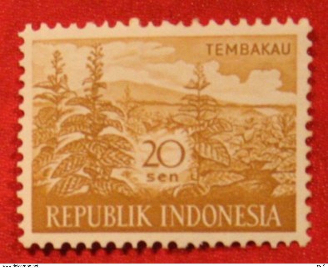 20 Sen Agricultural Products TOBACCO (Mi 272 YT 218) 1960 Indonesie / Indonesien / Indonesia POSTFRIS / MNH ** - Indonesia