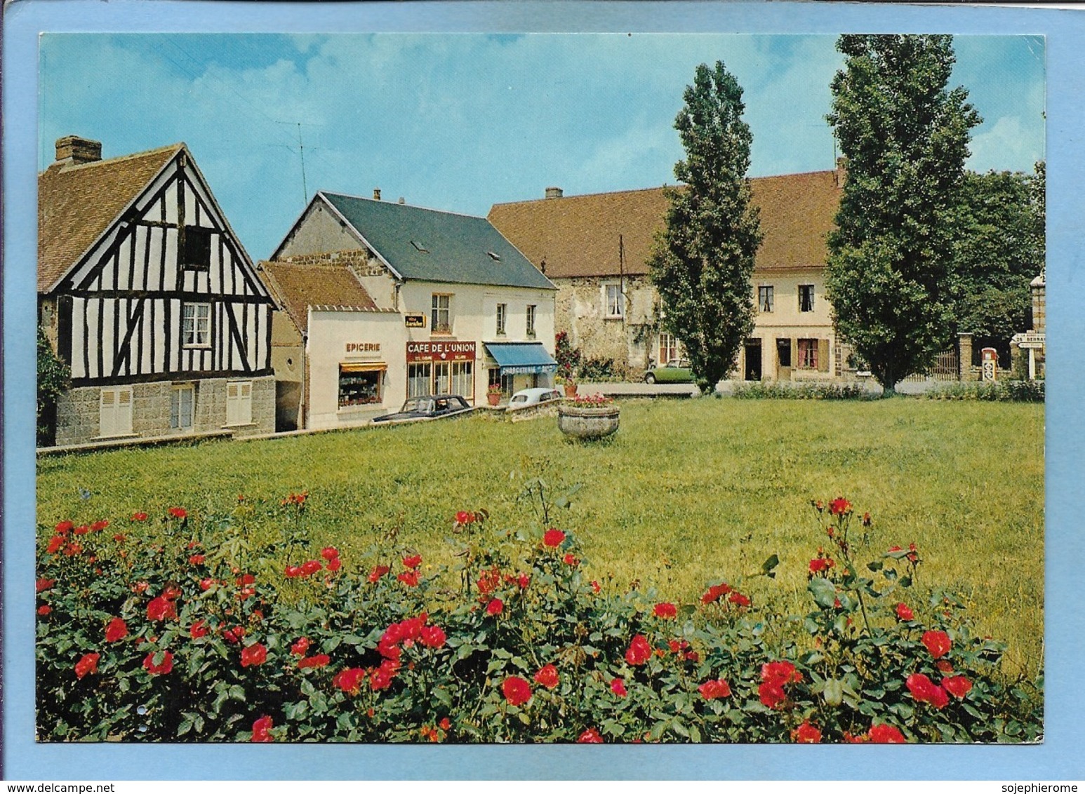 La Vieille-Lyre (27) Le Bourg Les Commerçants 2 Scans épicerie Café De L'Union Charcuterie Citroën DS Pompe à Essence - Other & Unclassified