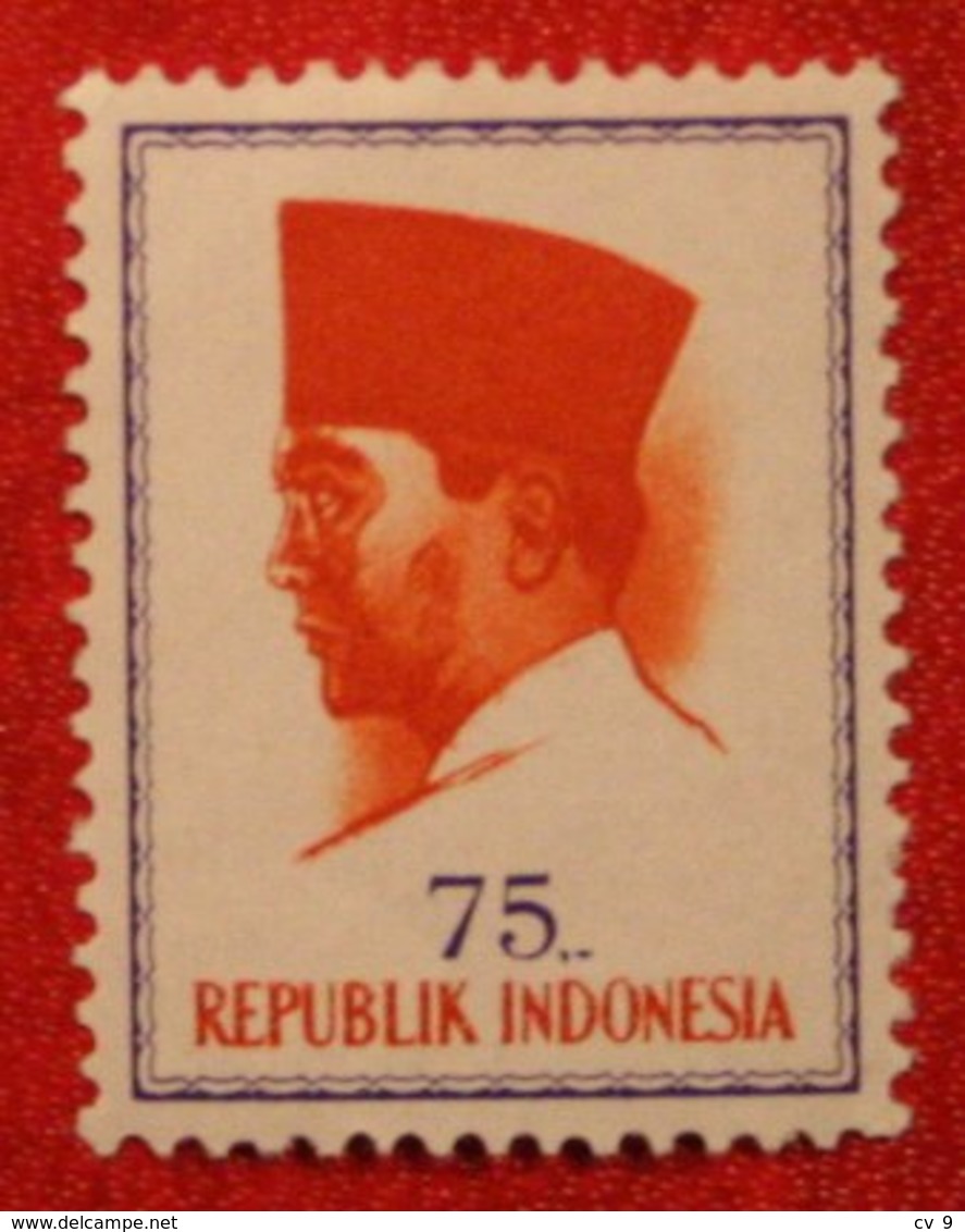 75 Rupia President Sukarno (Mi 431 YT - ) 1964 Indonesie / Indonesien / Indonesia POSTFRIS / MNH ** - Indonesia