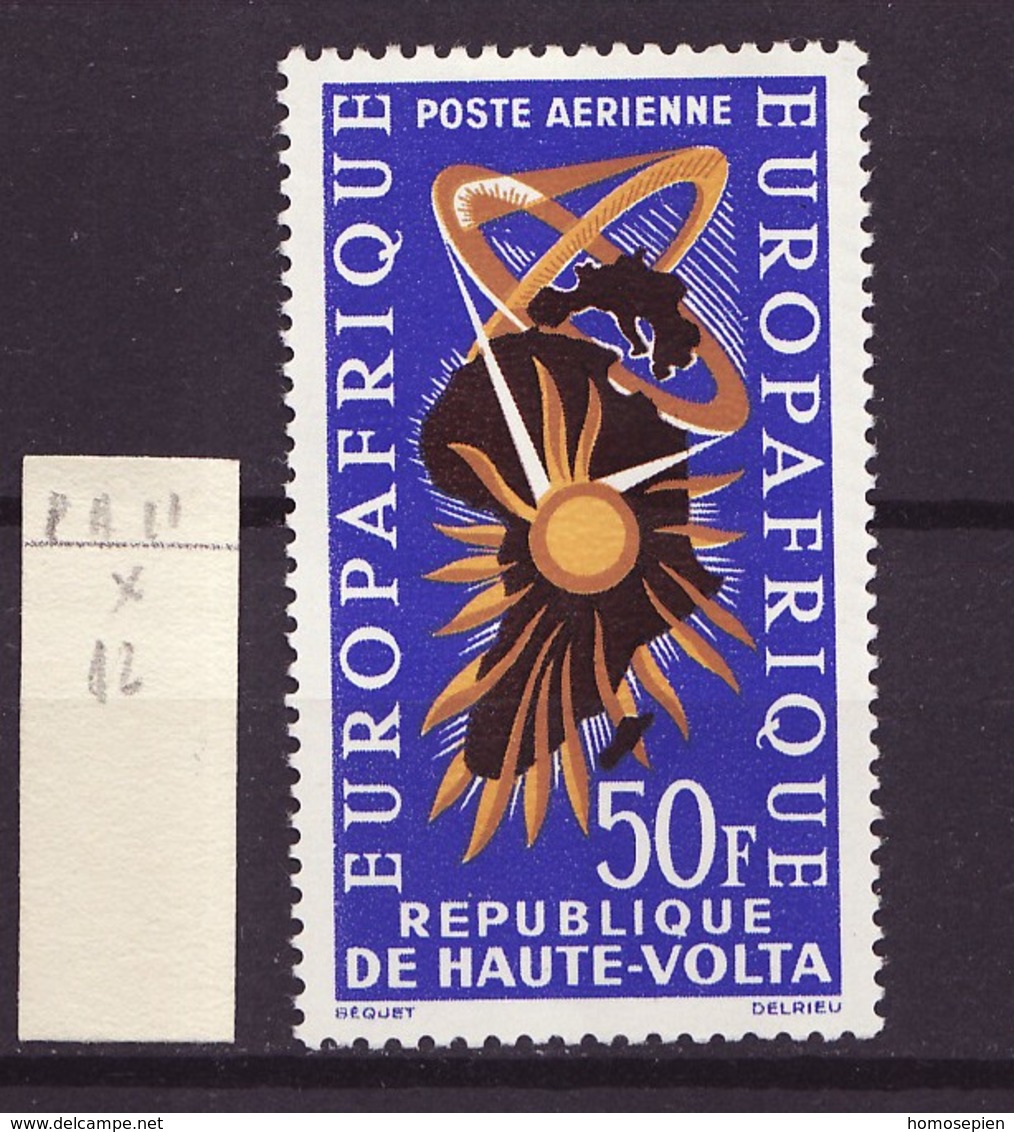 Haute Volta - Obervolta - Upper Volta Poste Aérienne 1963 Y&T N°PA11 - Michel N°141 * - 50f Europafrique - Haute-Volta (1958-1984)