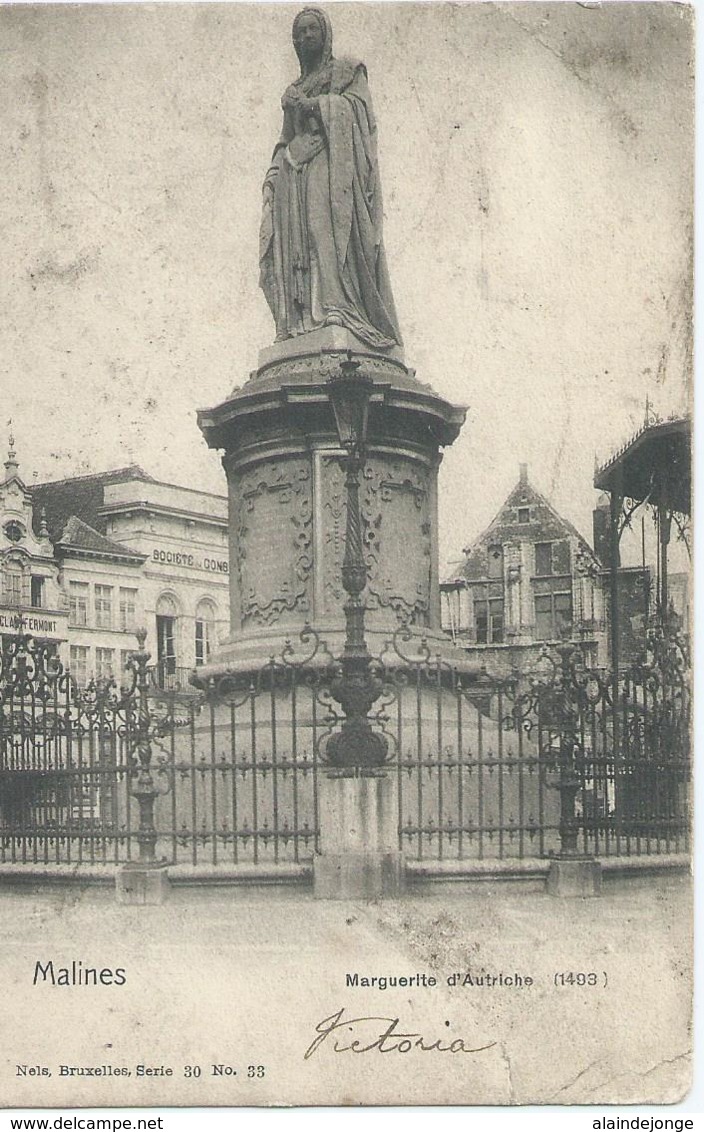 Mechelen - Malines - Marguerite D'Autriche (1403) - Nels Série 30 No 33 - 1904 - Mechelen