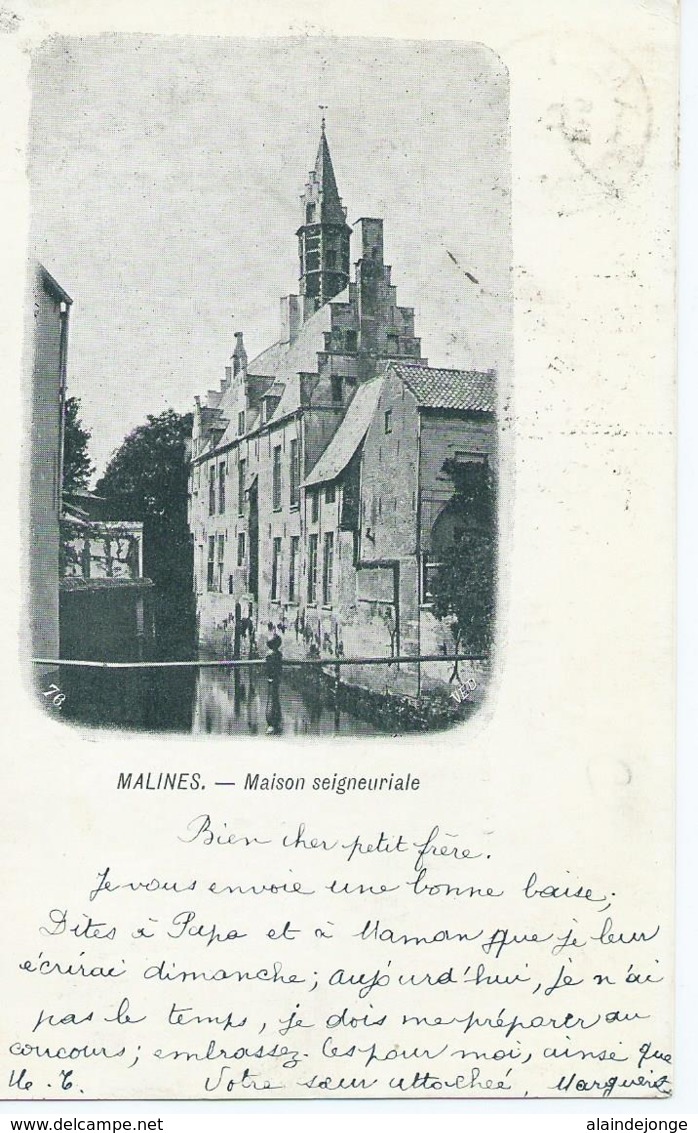 Mechelen - Malines - Maison Seigneuriale - 1920 - Mechelen