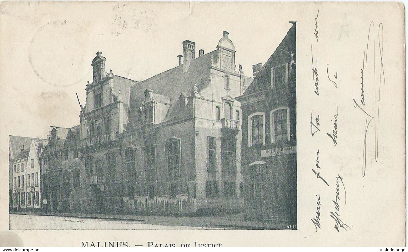 Mechelen - Malines - Palais De Justice - 1901 - Mechelen