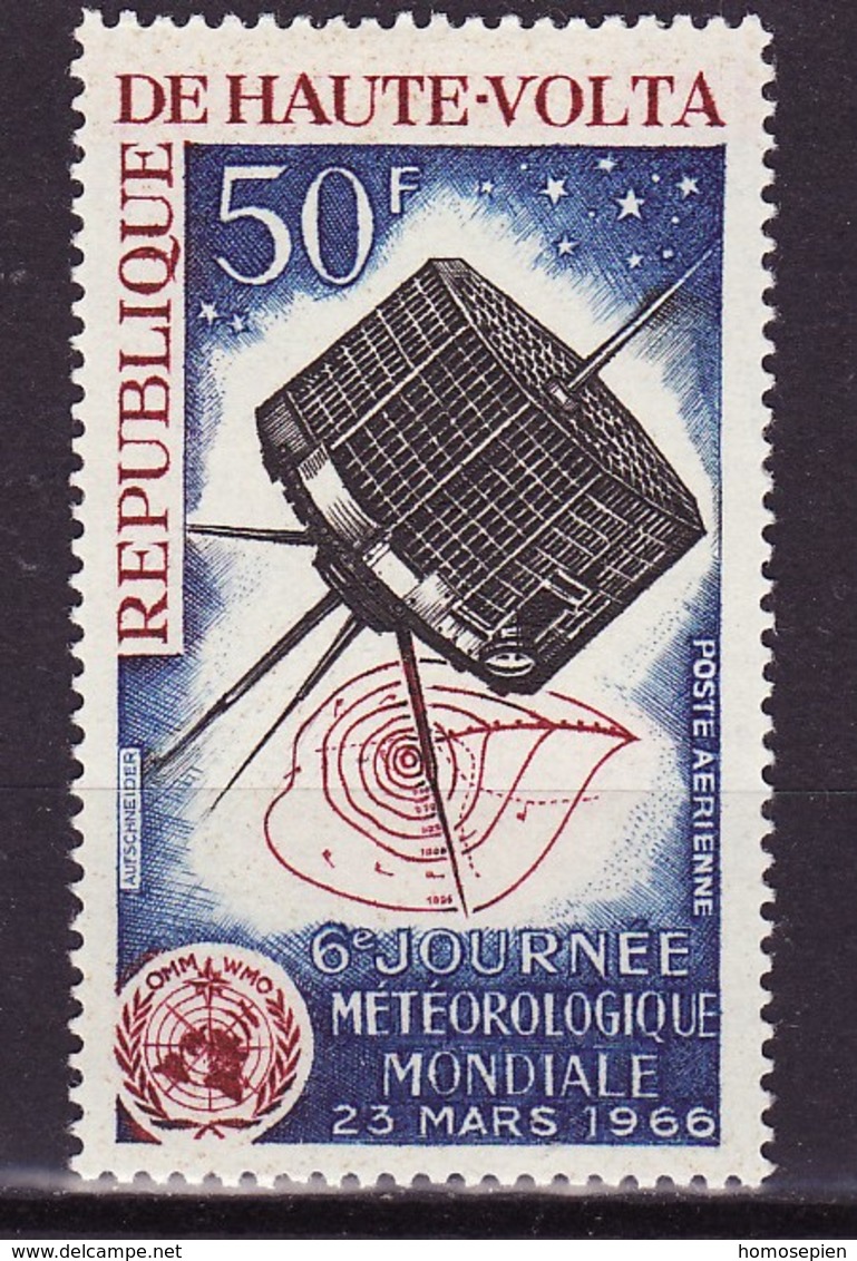 Haute Volta - Obervolta - Upper Volta - Burkina Faso Poste Aérienne 1966 Y&T N°PA28 - Michel N°F181  * - 50f Satellite - Haute-Volta (1958-1984)