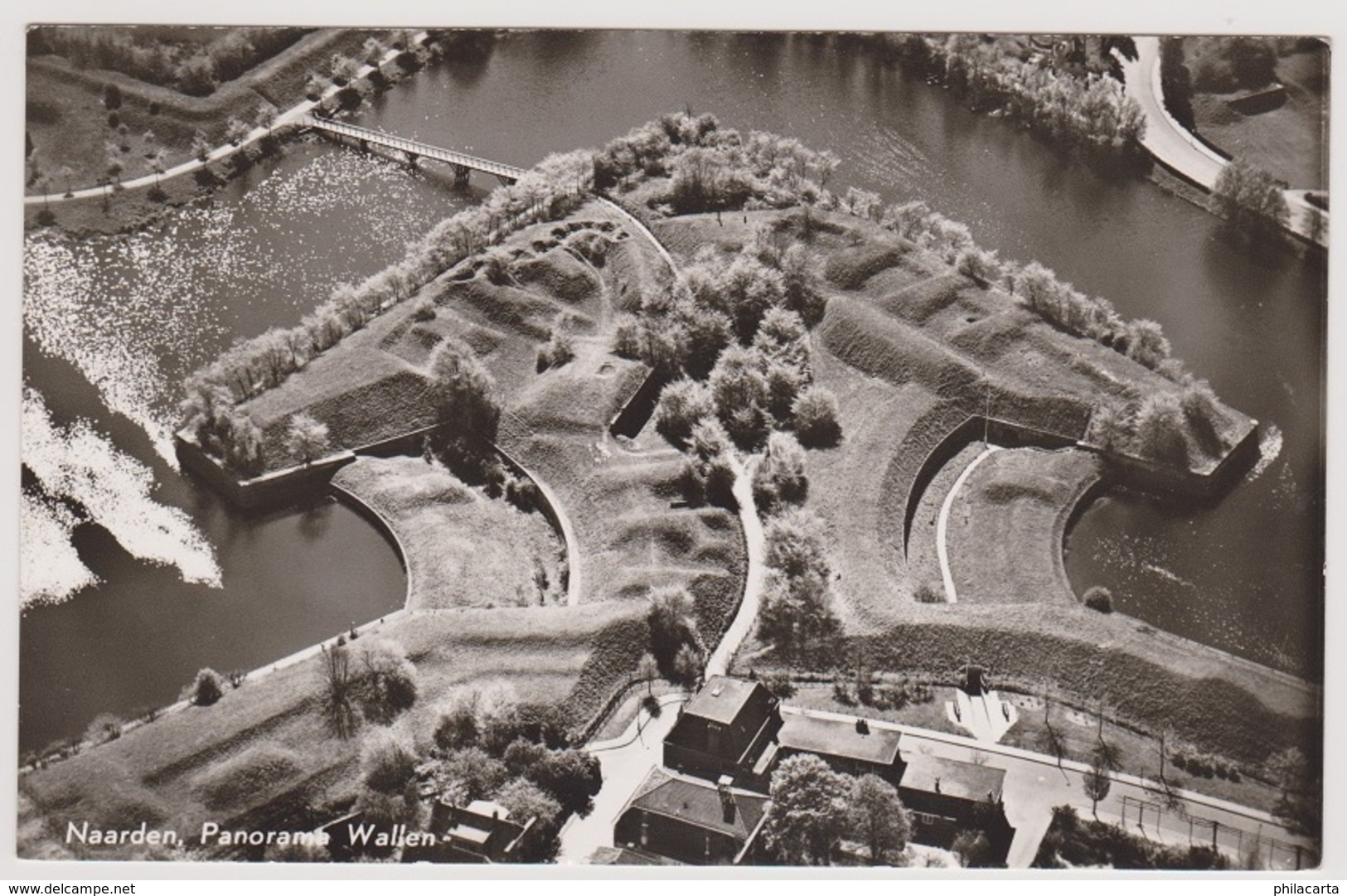 Naarden - Panorama Wallen - 1966 - Naarden