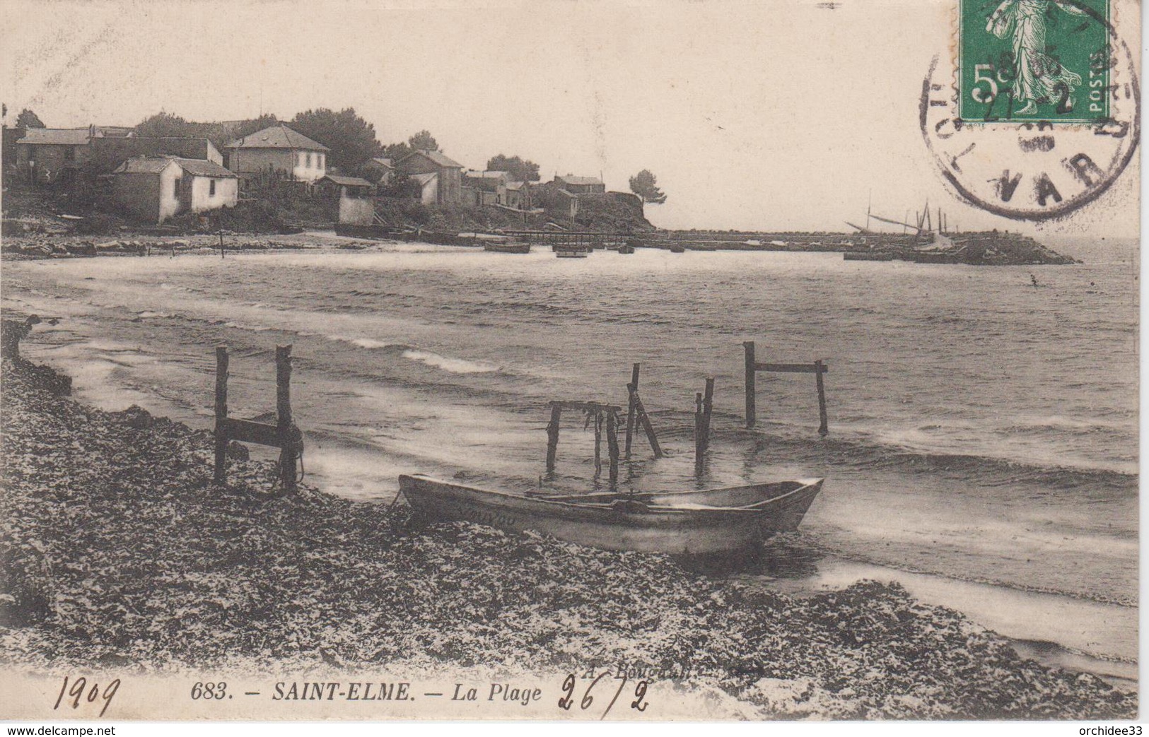 CPA Saint-Elme - La Plage - Autres & Non Classés