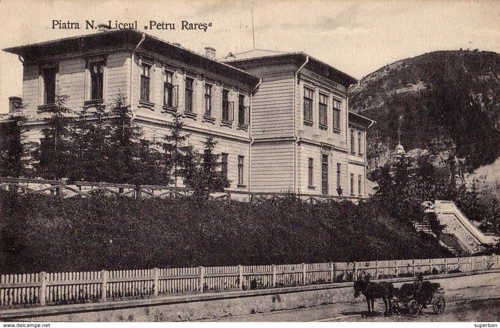 PIATRA NEAMT : LICEUL PETRU RARES ~ 1910 - '914 (aa563) - Roumanie