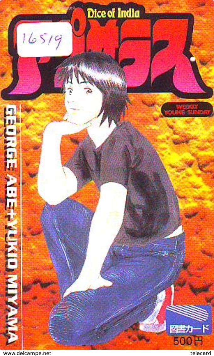 Télécarte Japon * MANGA * DICE OF INDIA  (16.519)  COMIC * ANIME  Japan PHONECARD CINEMA * FILM - BD