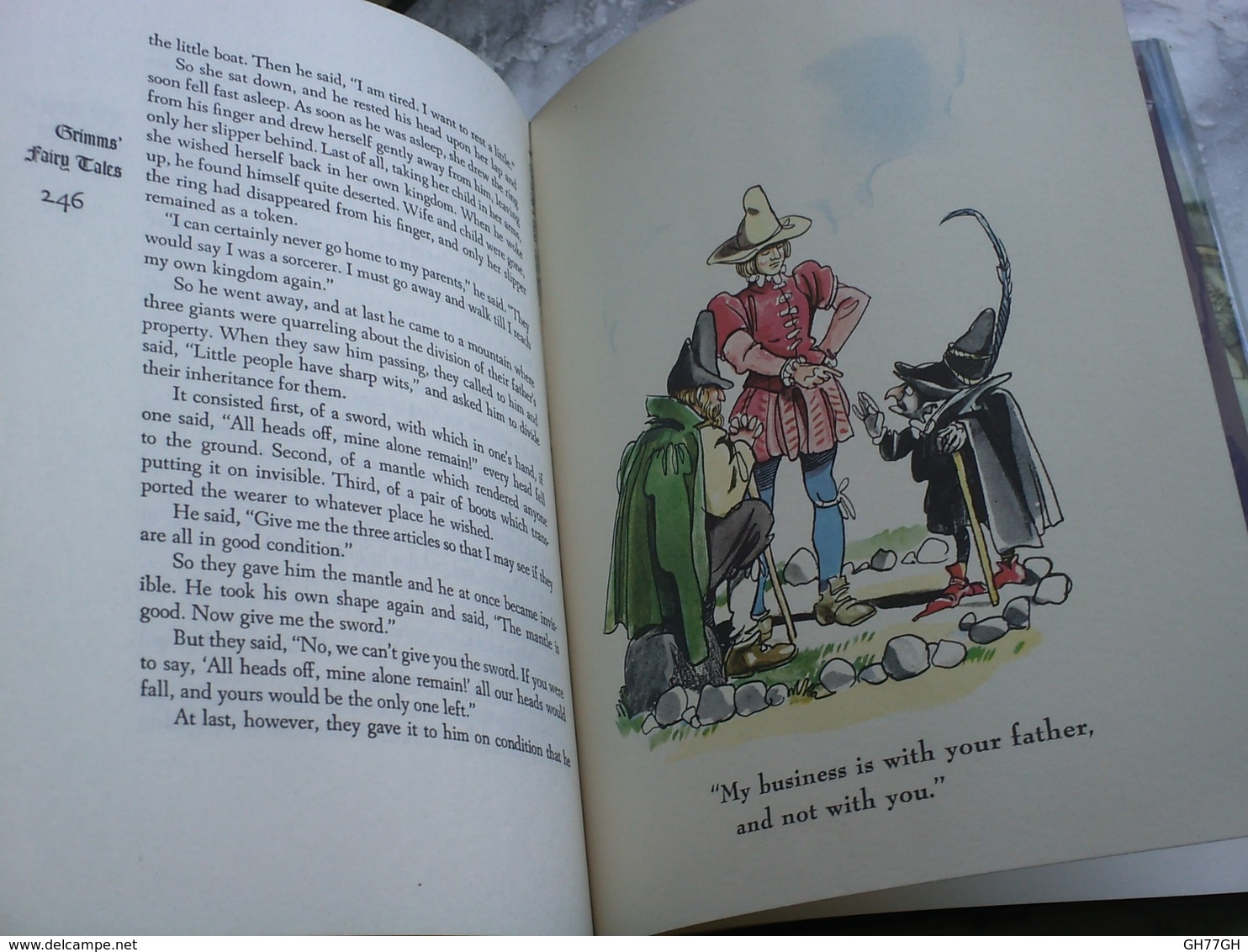 Grimm's Fairy Tales By The Brothers Grimm -Grosset & Dunlap Publishers NY 1974. CONTES DE GRIMM - Cuentos De Hadas Y Fantasías