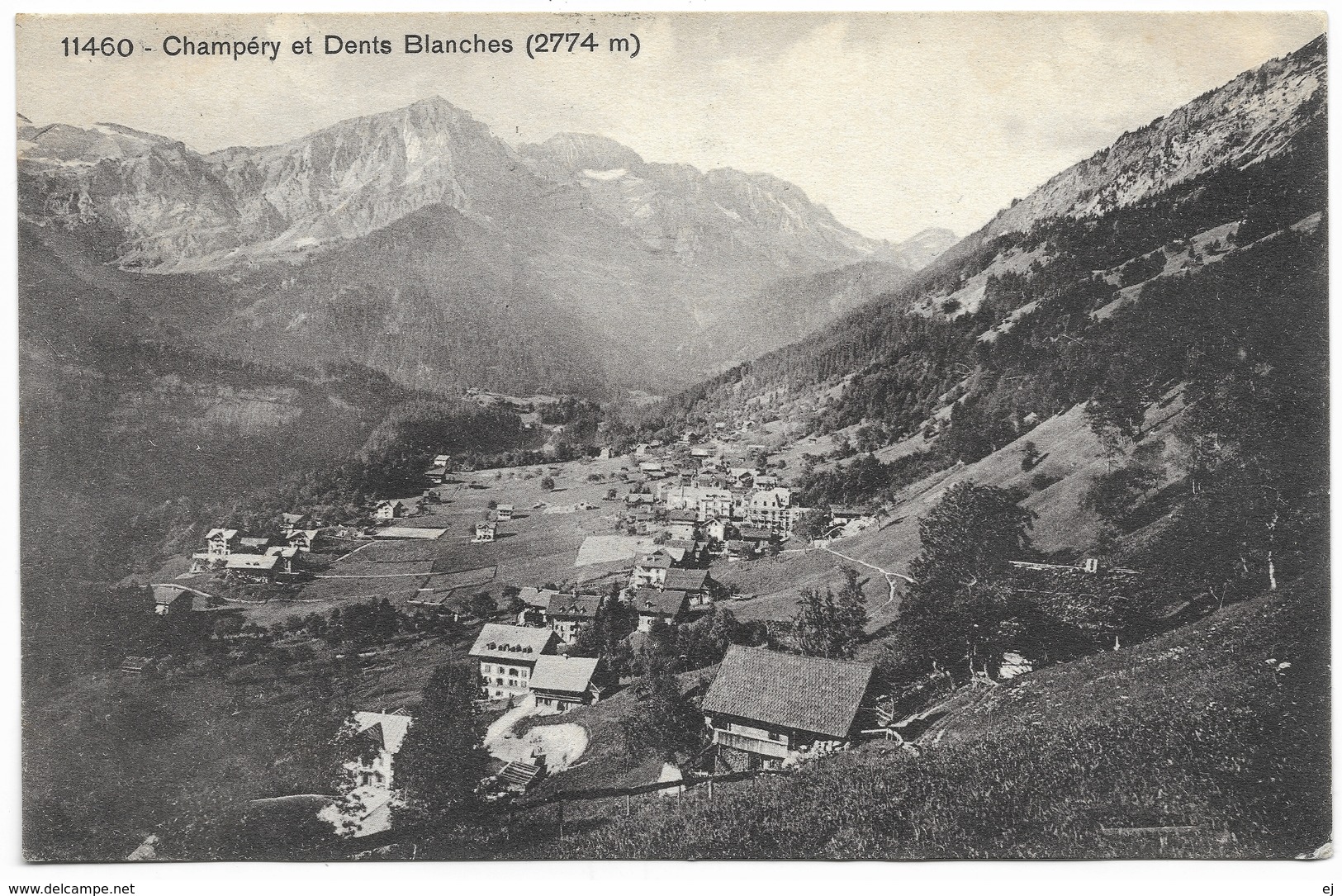 Champéry Et Dents Blanches (2774m) - 1909 - Phototypie Co - Champéry