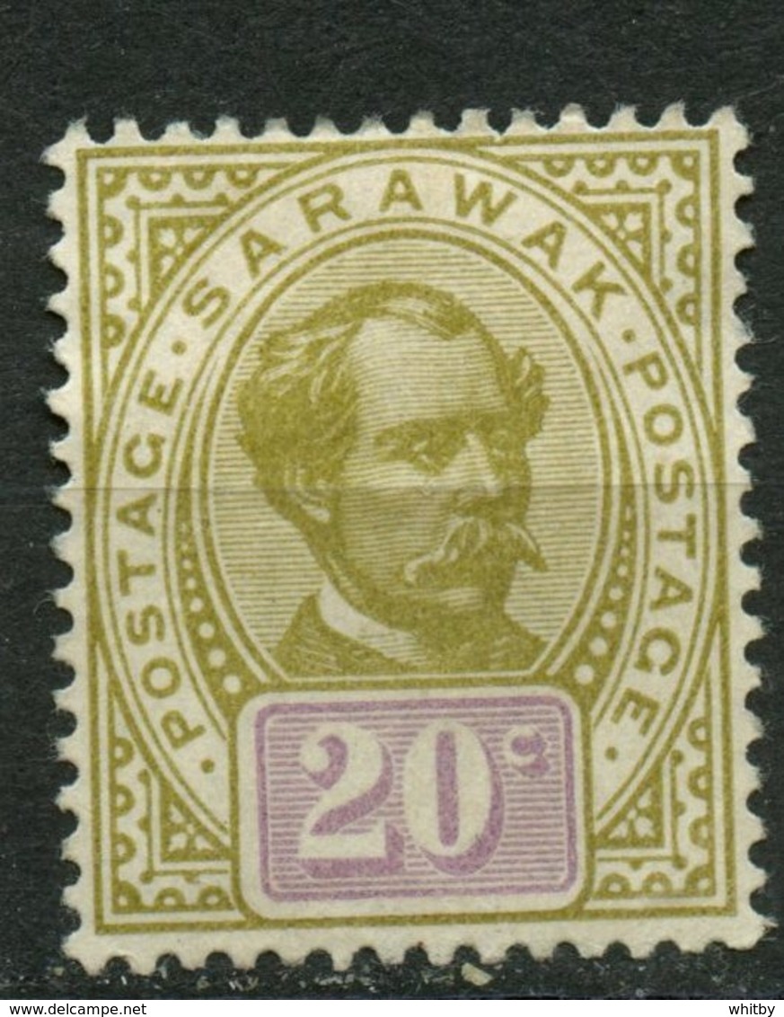 Sarawak 1900 20c Sir Charles Brooke Issue #44 - Sarawak (...-1963)