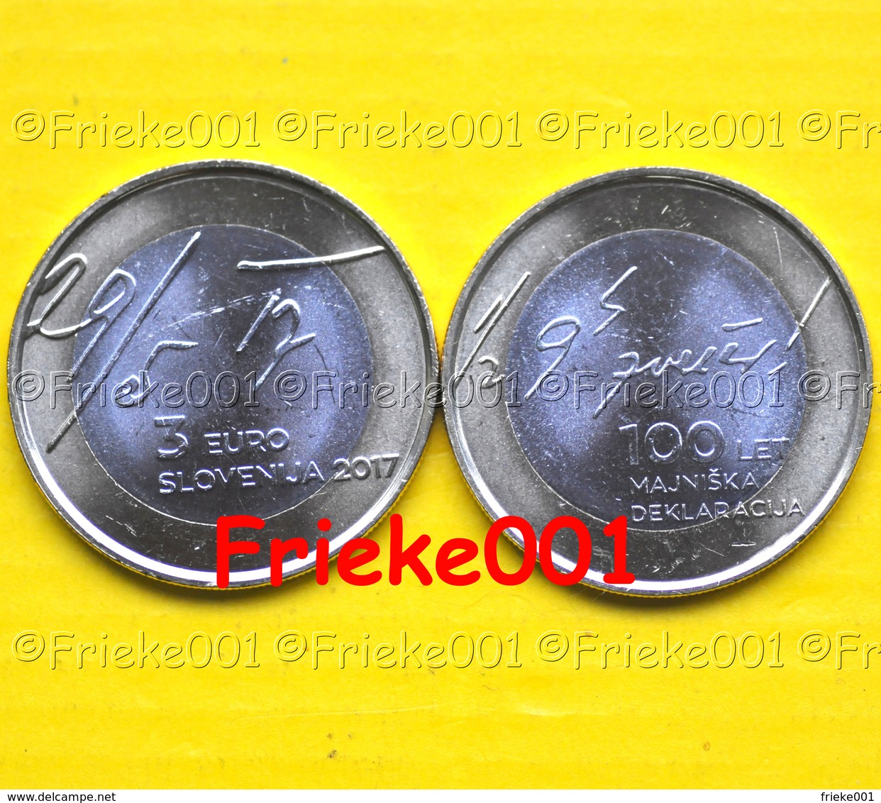 Slovenië - 3 Euro 2017 Unc. - Slovénie