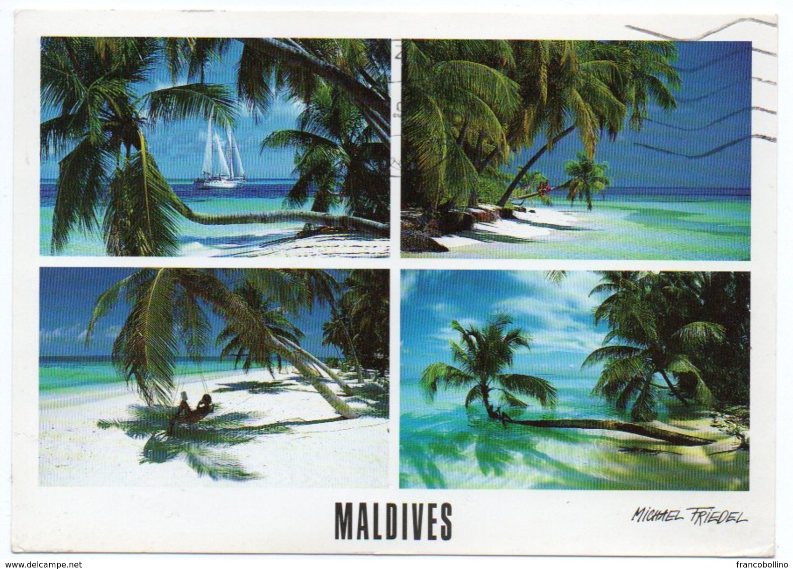 MALDIVES - ATOLL (FRIEDEL No.23/161) / THEMATIC STAMP-FISH BANDIT ANGELFISH - Maldives