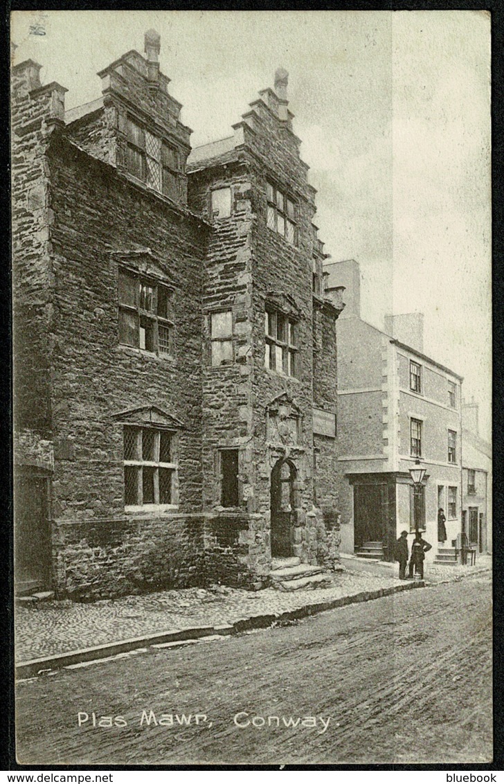 Ref 1276 - 1922 Postcard - Plas Mawr Conway - Caernarvonshire Wales - Caernarvonshire