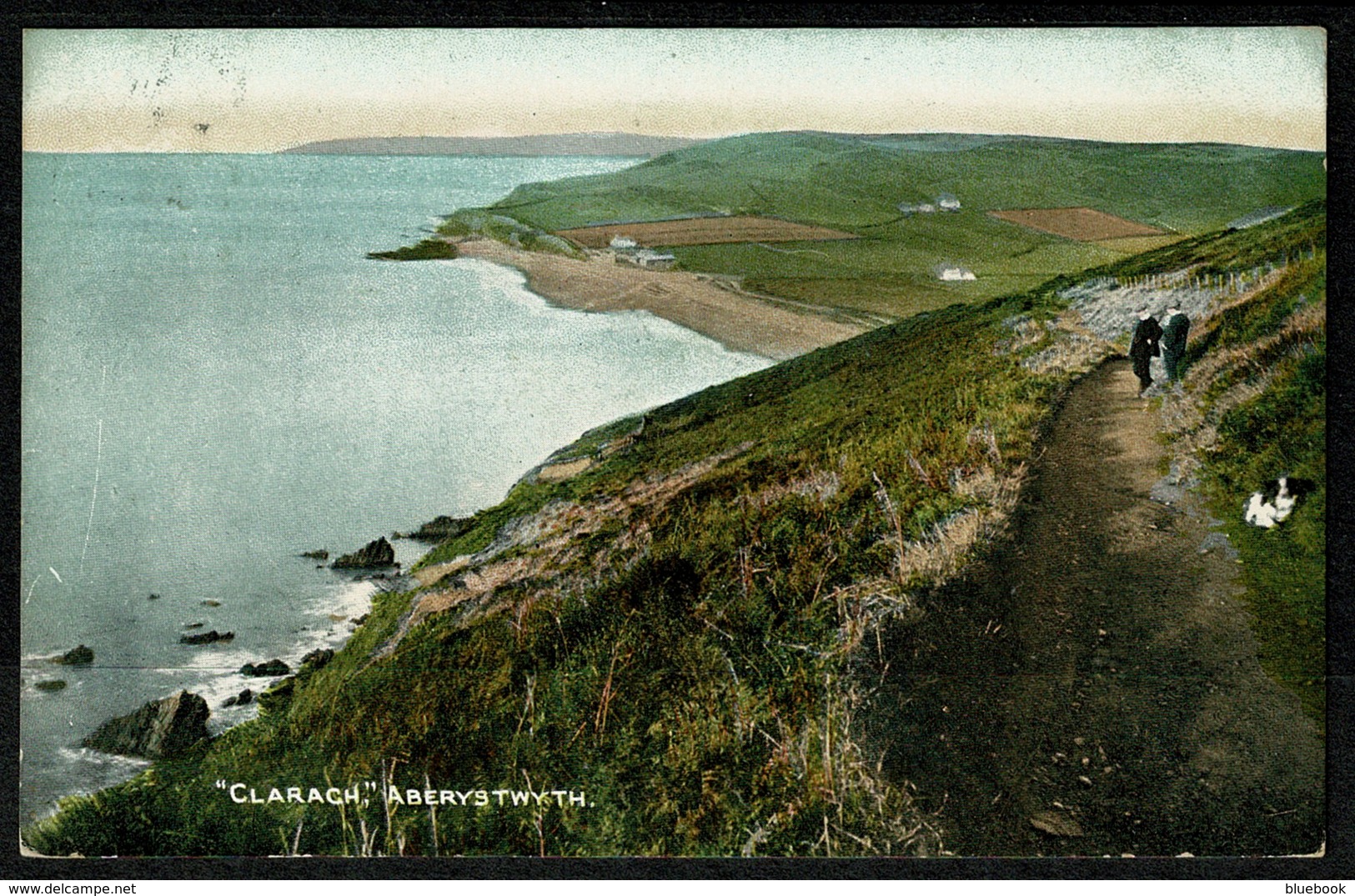 Ref 1277 - 1909 Postcard - Clarach Aberystwyth - Cardinganshire Wales - Cardiganshire