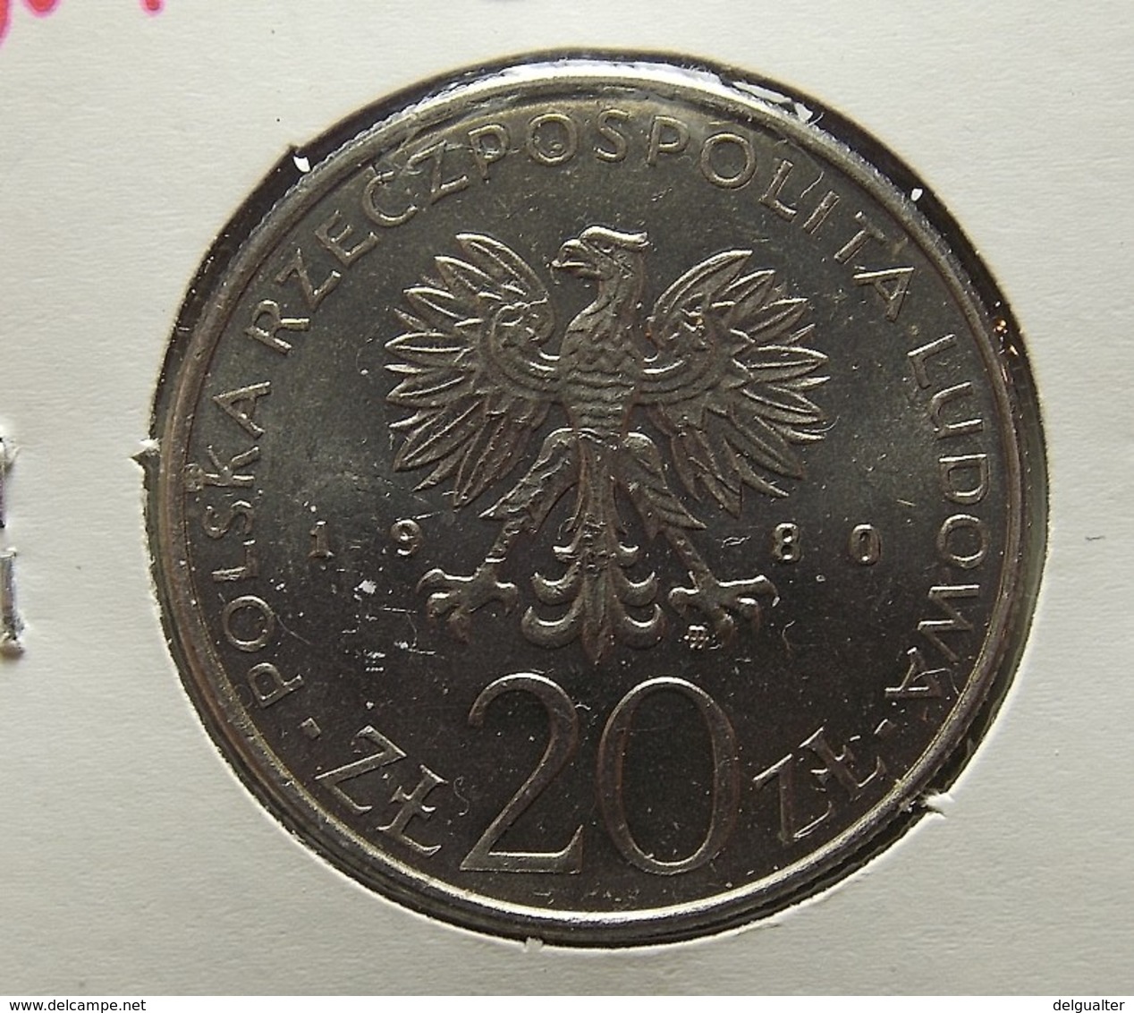 Poland 20 Zlotych 1980 Varnished - Pologne