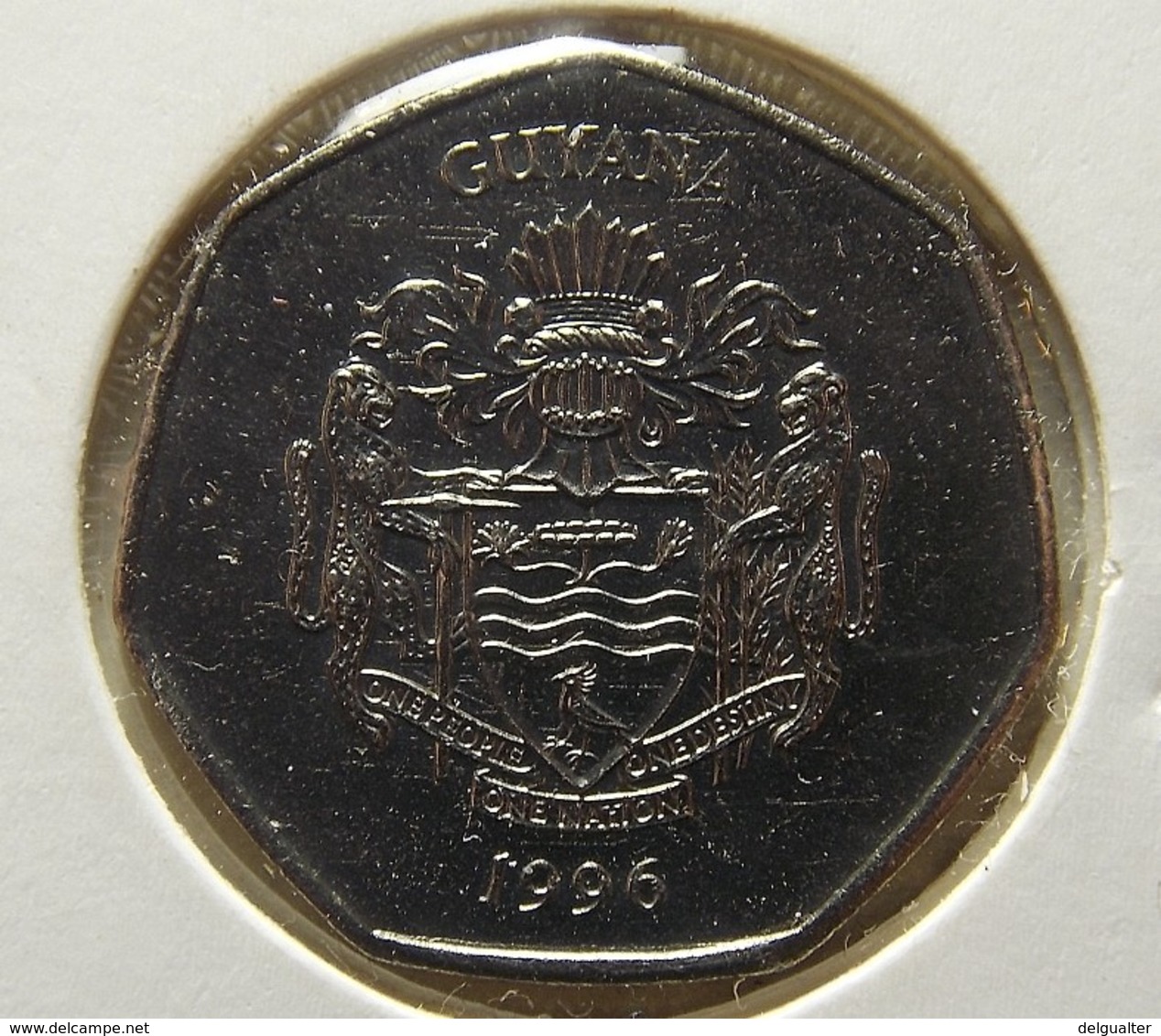 Guyana 10 Dollars 1996 Varnished - Guyana