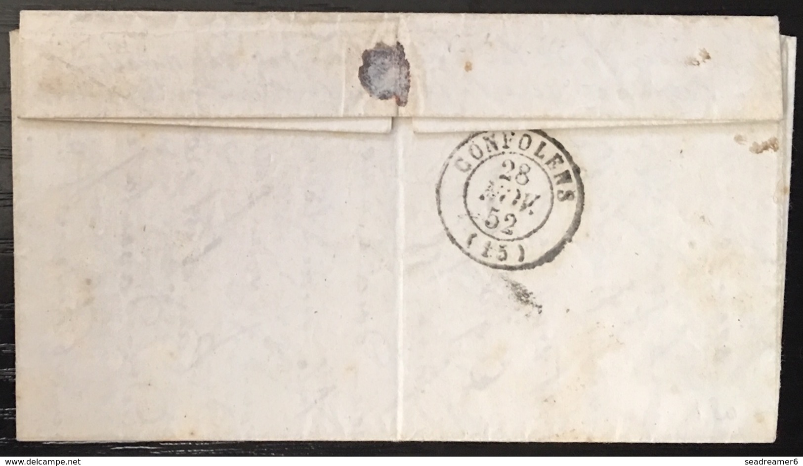 LETTRE 1851 Ceres N°4  25c Bleu Pc 3139  + Dateur Type 14 De ST Junien Tres Frais Signé Baudot - 1849-1850 Ceres