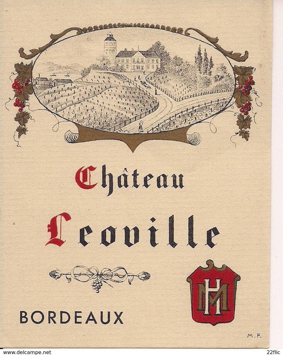 BORDEAUX  CHATEAU LEOVILLE HM  (1) - Bordeaux