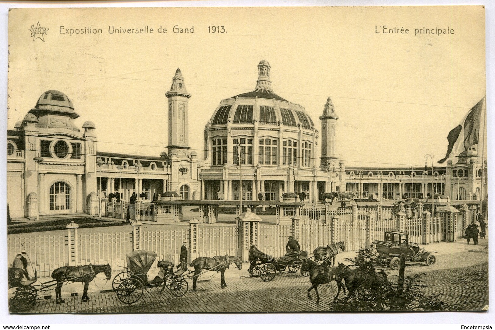 CPA - Carte Postale - Belgique - Exposition Universelle De Gand 1913 - L'Entrée Principale (M7394) - Gent