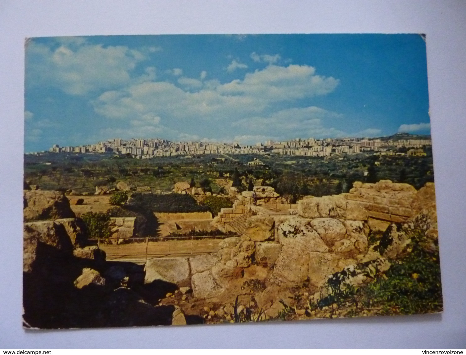 Cartolina Viaggiata  "AGRIGENTO Nuovi Scavi" 1968 - Agrigento