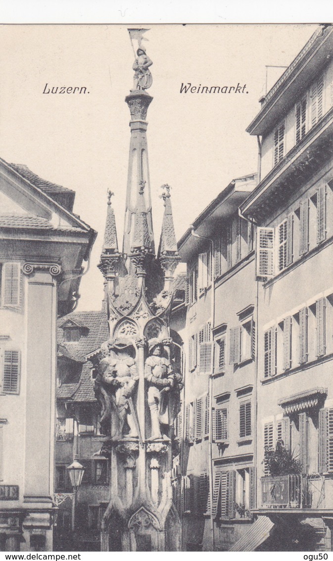 Luzern (Suisse) - Weinmarkt - Lucerne