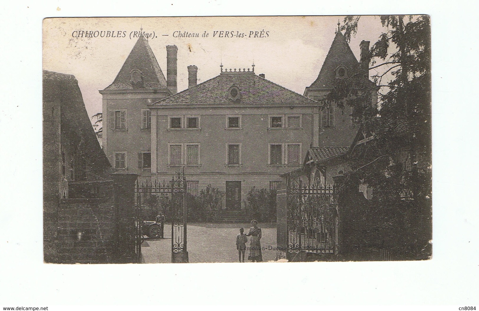 CHIROUBLES - 69 - CHATEAU DE VERS LES PRES , L`ENTREE - Chiroubles