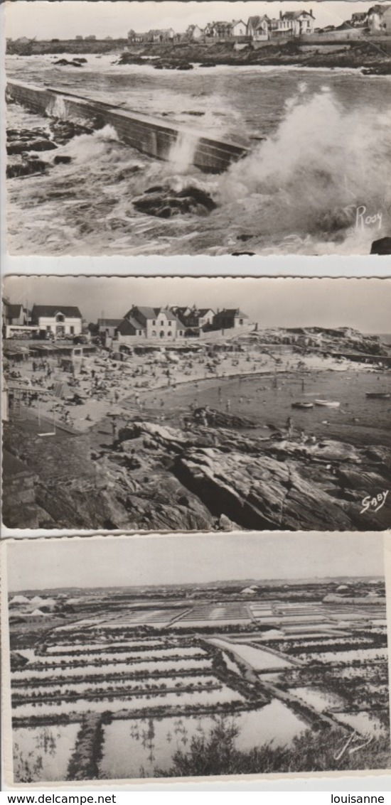 19 /2/ 280 - Lot  De  5  CPSM  DE  BATZ-SUR-MER  (44) - 5 - 99 Cartes