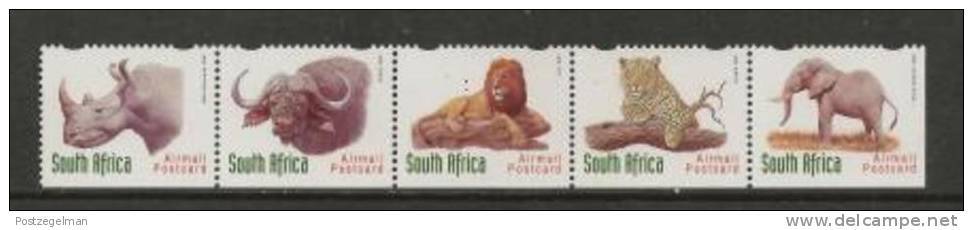 RSA 1988 Mint Never Hinged Stamps Big 5 , Strip Of 5 Redrawn 1079 #8202 - Ongebruikt