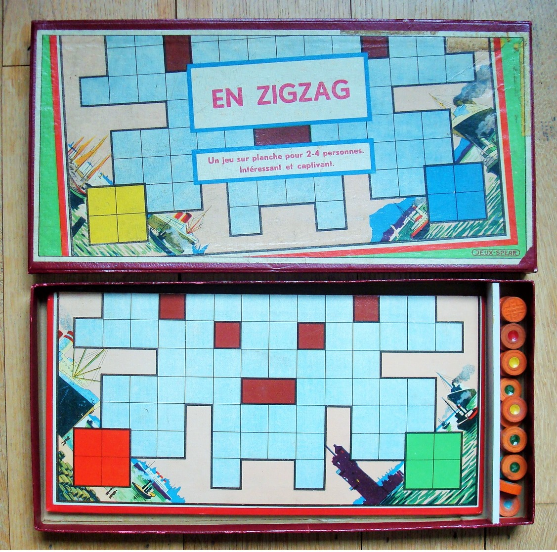 En Zigzag. - Ancien Jeu SPEAR. - Autres & Non Classés