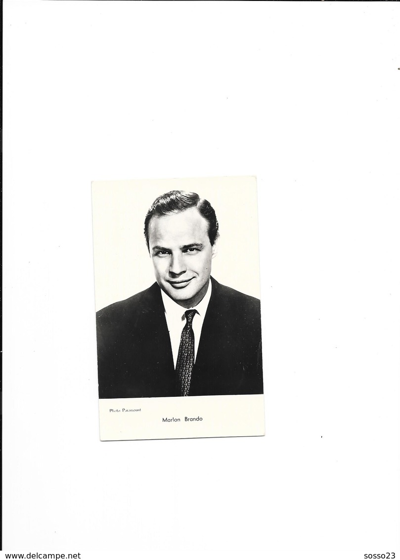 MARLON BRANDO PHOTO PARAMOUNT   CARTE PUB CARBONES KORES - Acteurs