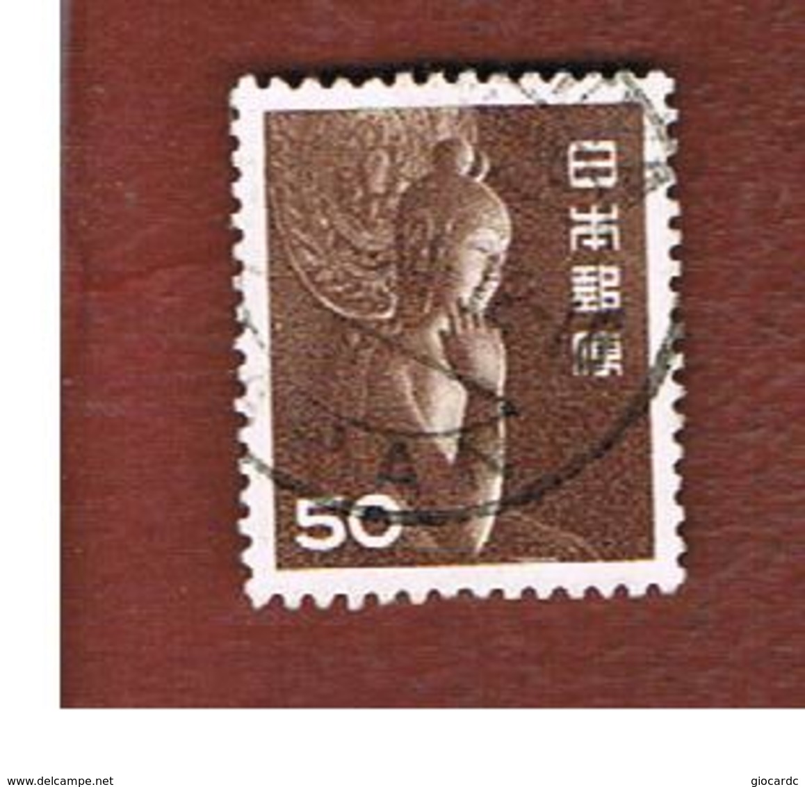 GIAPPONE  (JAPAN) - SG 666  -   1952  STATUE       - USED° - Usati