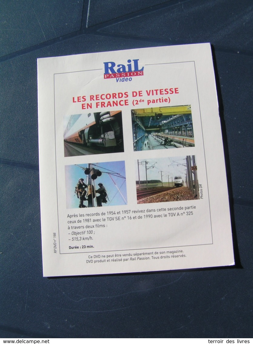 DVD Rail Passion 166 Les Records De Vitesse En France - Partie 2 - Ferrovie