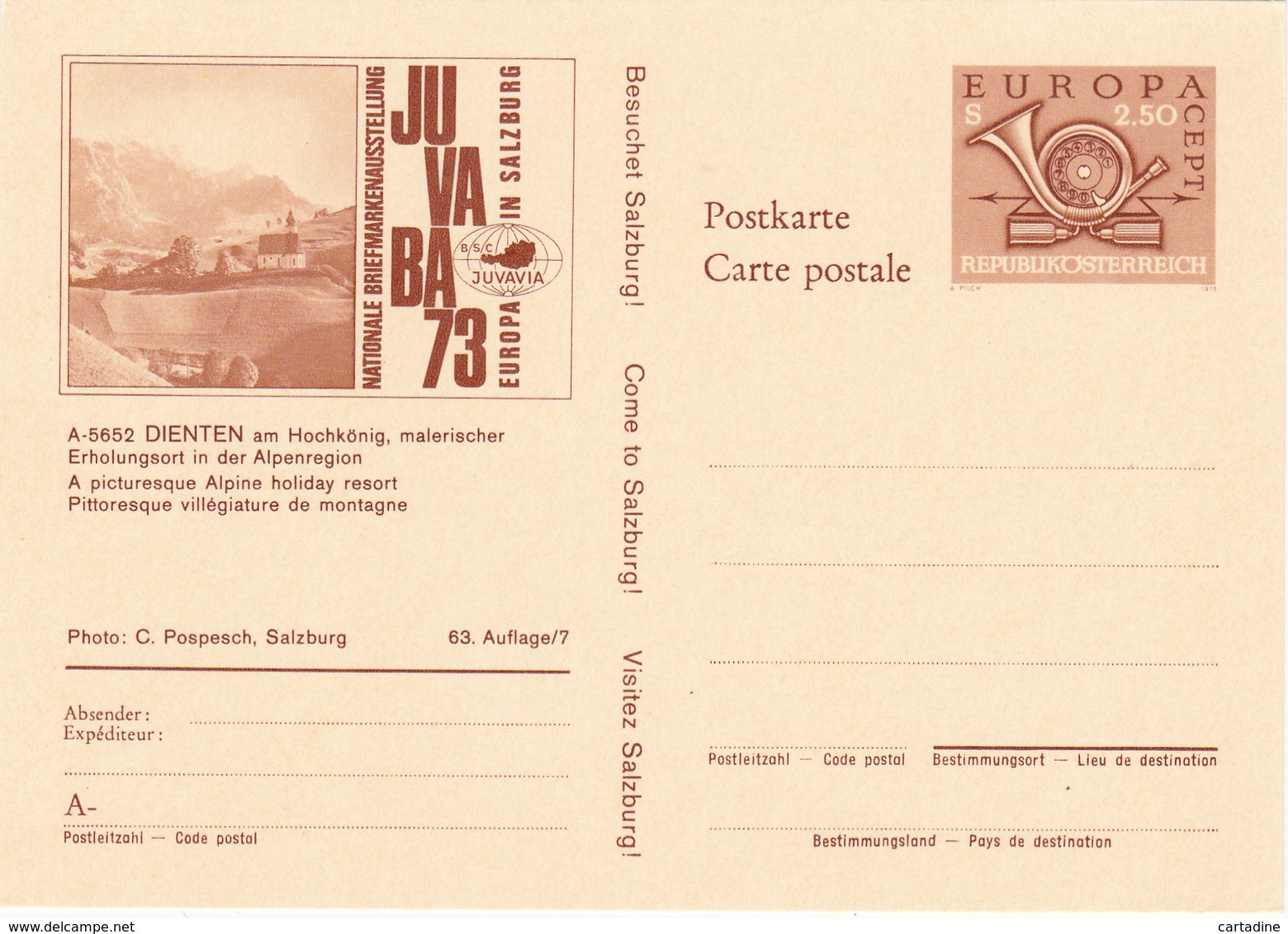 Entier Postal Stationery  - Österreich / Autriche - Série Complète (16 différents) - JUVABA 73