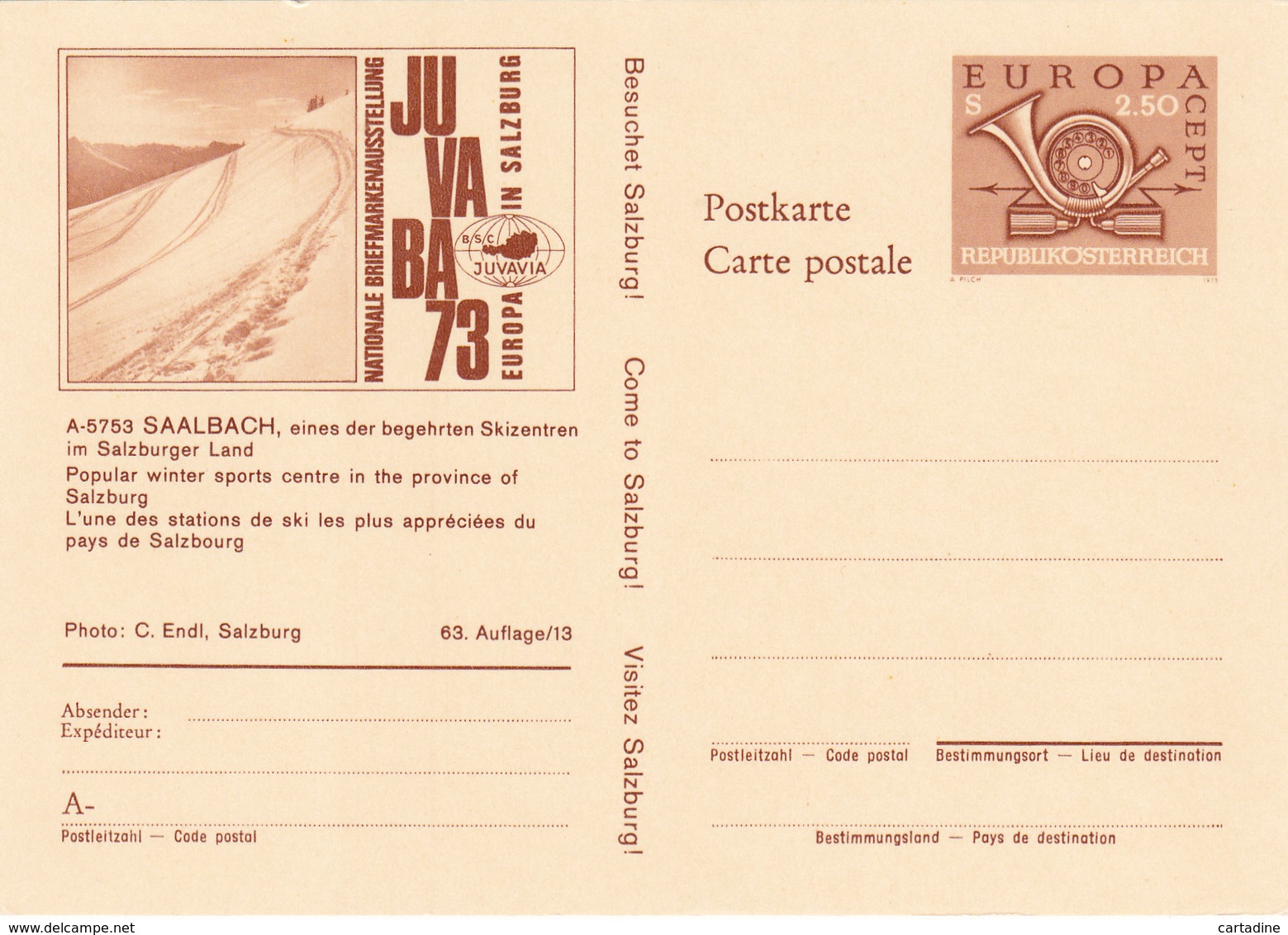 Entier Postal Stationery  - Österreich / Autriche - Série Complète (16 différents) - JUVABA 73