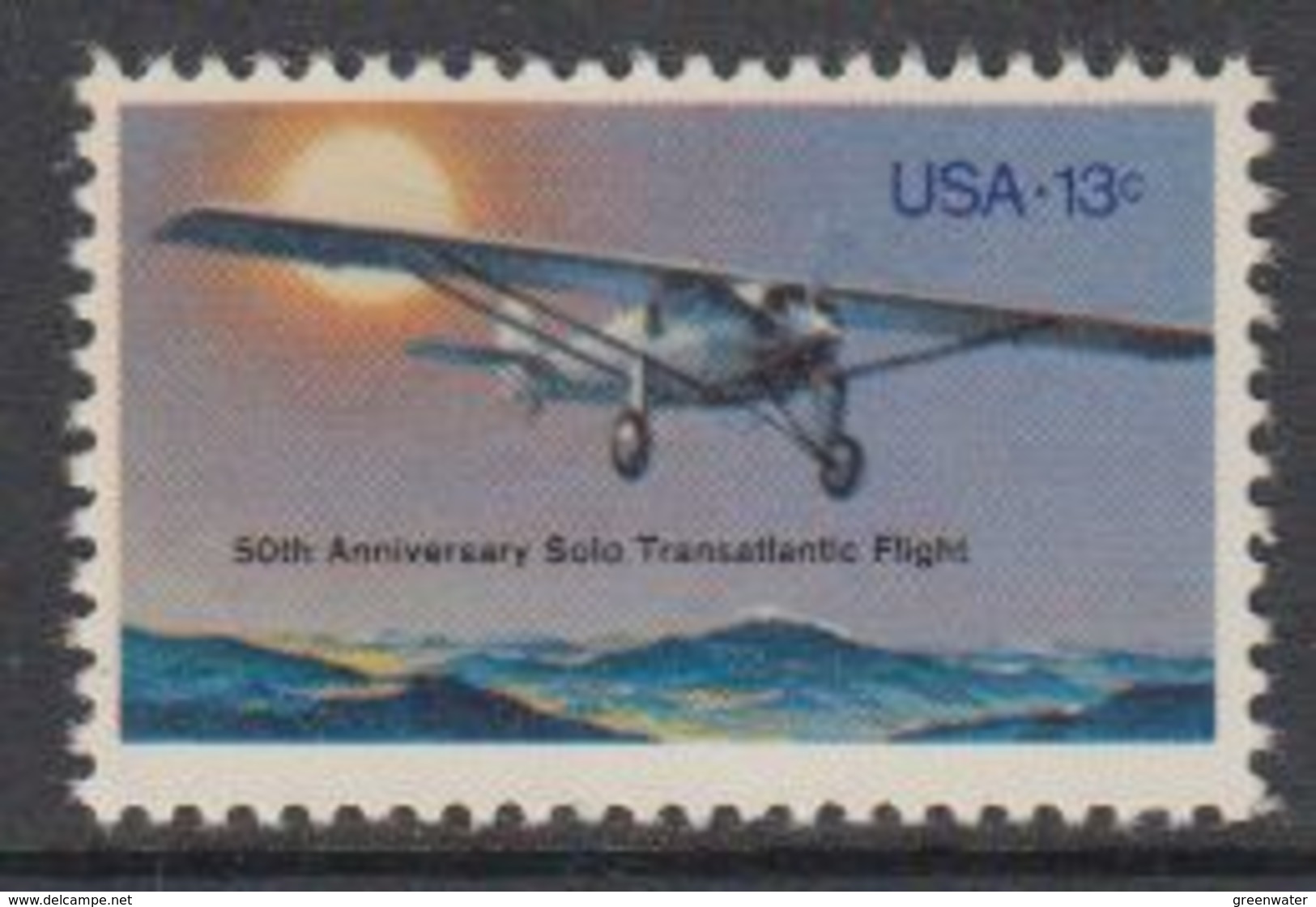 USA 1977 Solo Transatlantic Flight 1v ** Mnh (41864N) - Ongebruikt