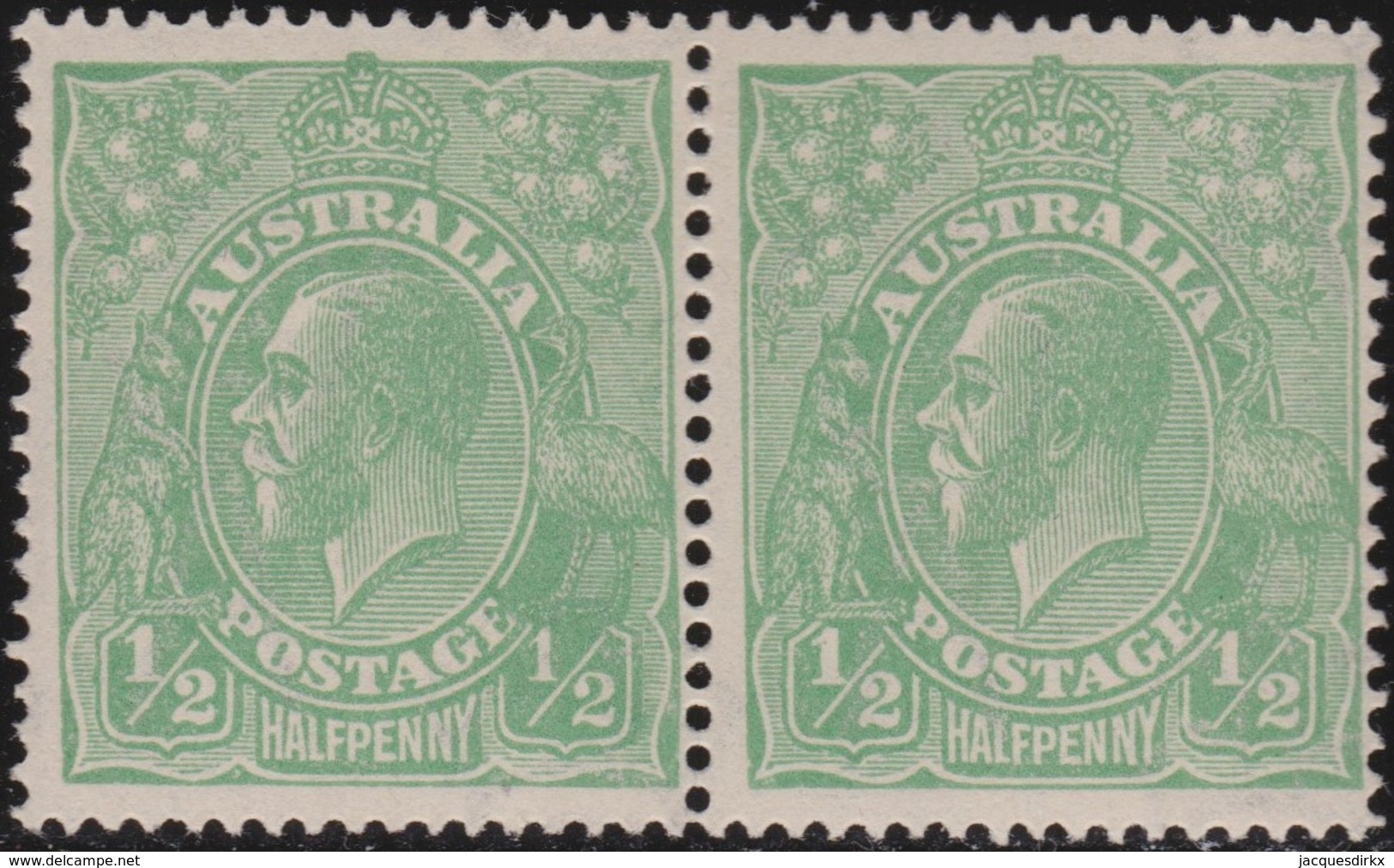 Australia   .    SG   .     48  Paire     .        *    .     Mint-hinged  .   /   .    Ongebruikt - Mint Stamps