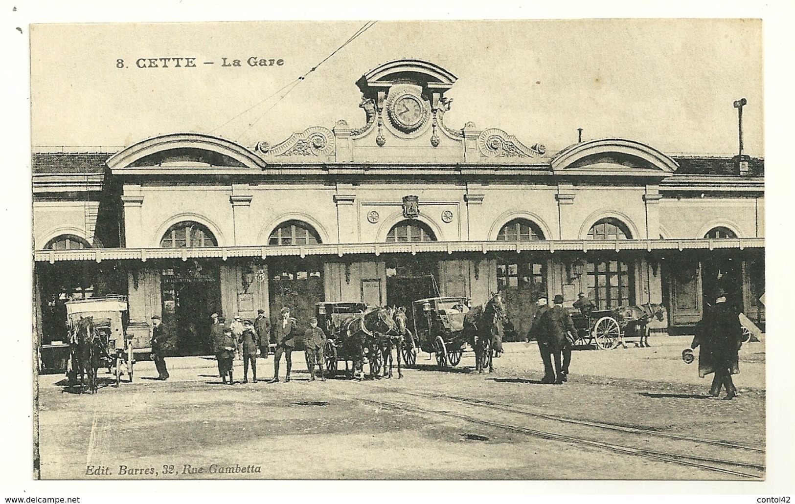 34 CETTE SETE GARE EDITEUR BARRES HERAULT - Sete (Cette)