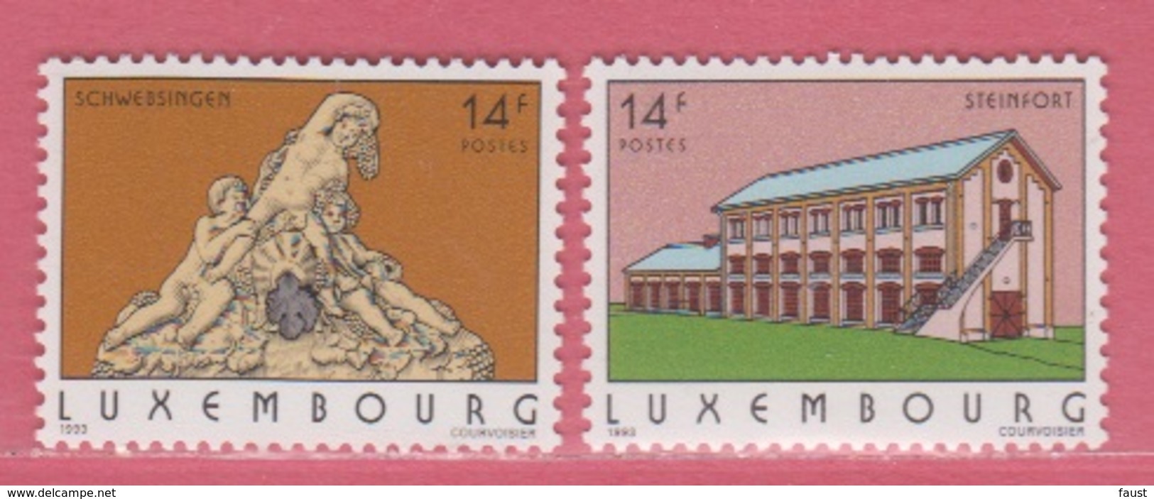 1993 ** (sans Charn., MNH, Postfrisch)  Yv  1266/7	Mi  1316/7 - Ungebraucht