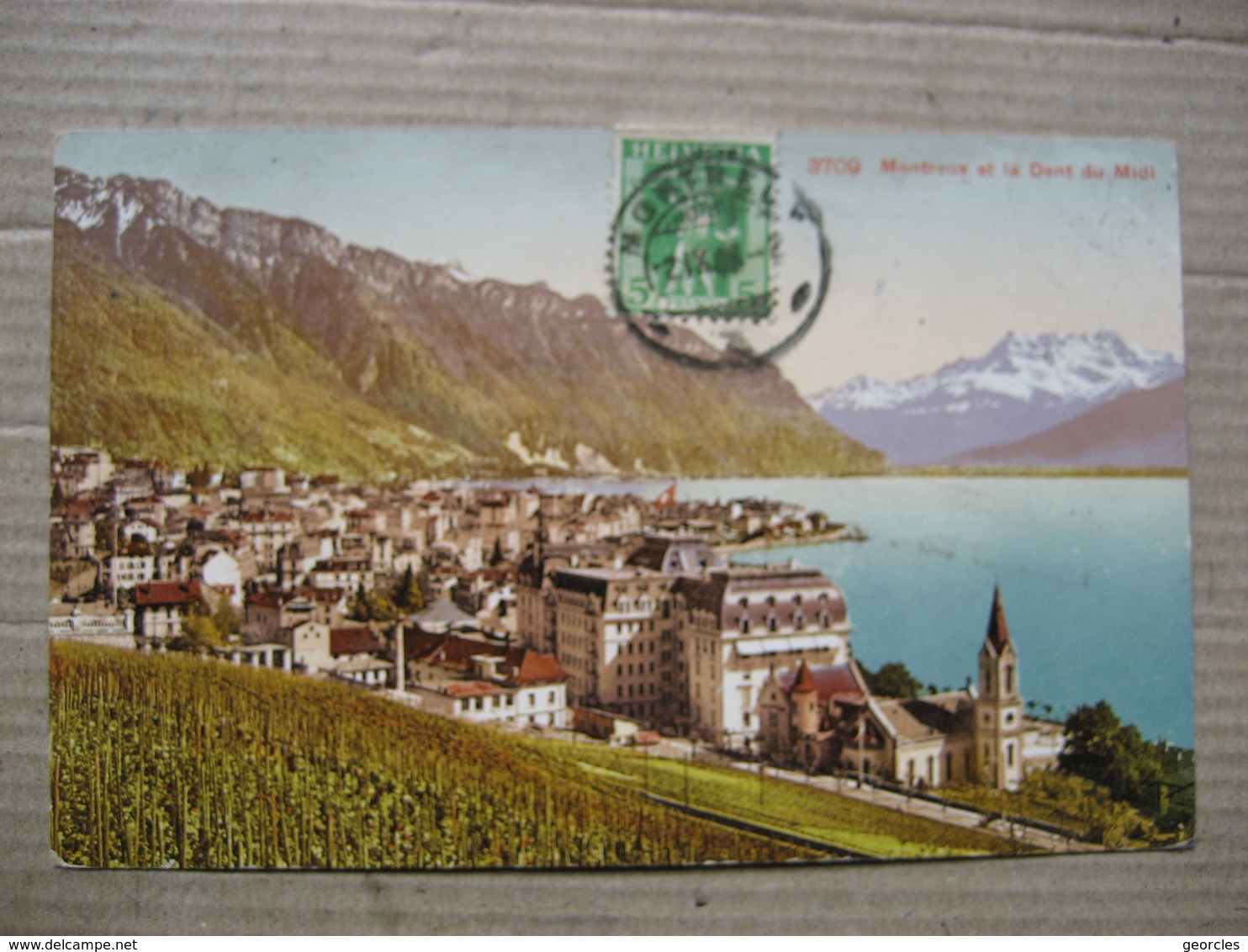 MONTREUX ET LA DENT DU MIDI         TTB - Montreux