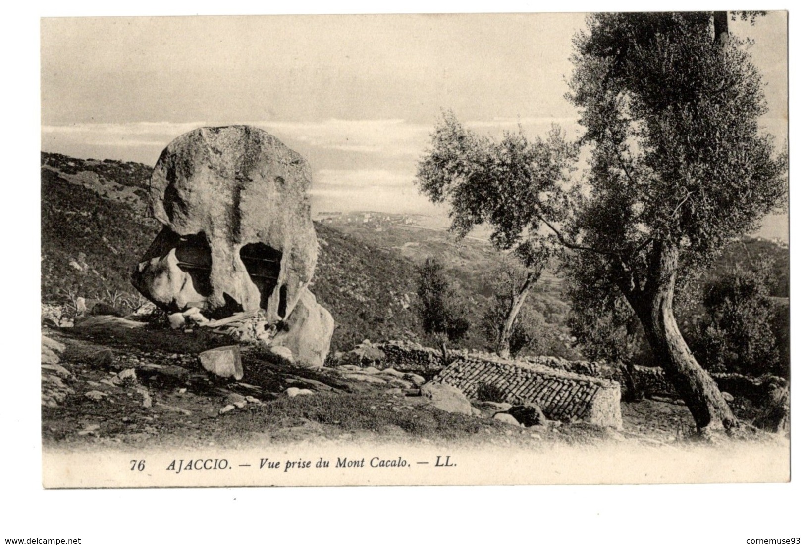 CPA 20- AJACCIO - VUE PRISE DU MONT CACALO - Ajaccio