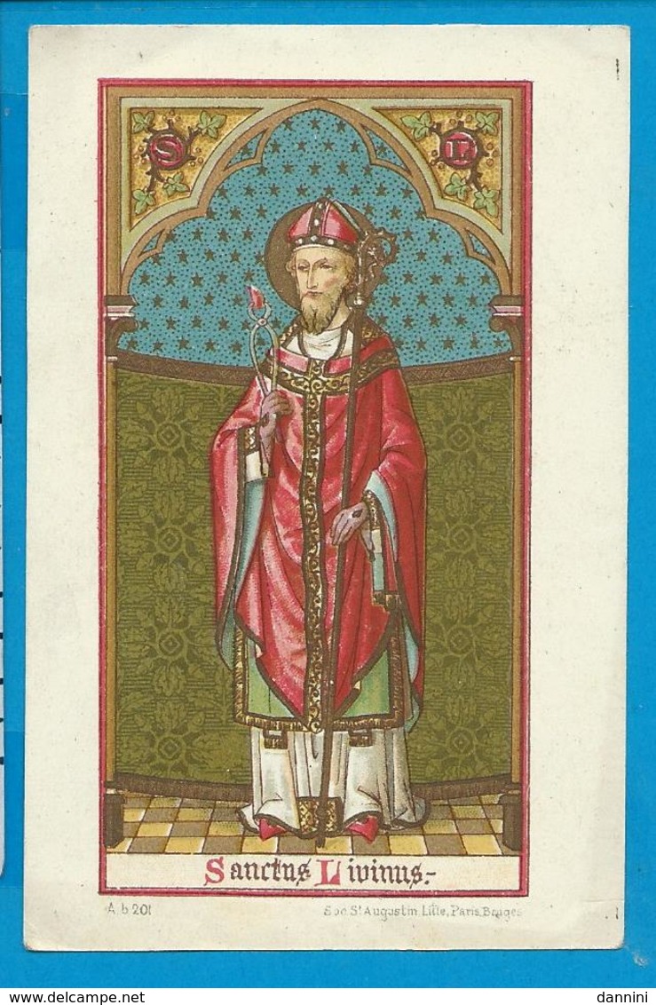 Holycard   St. Livinus - Images Religieuses