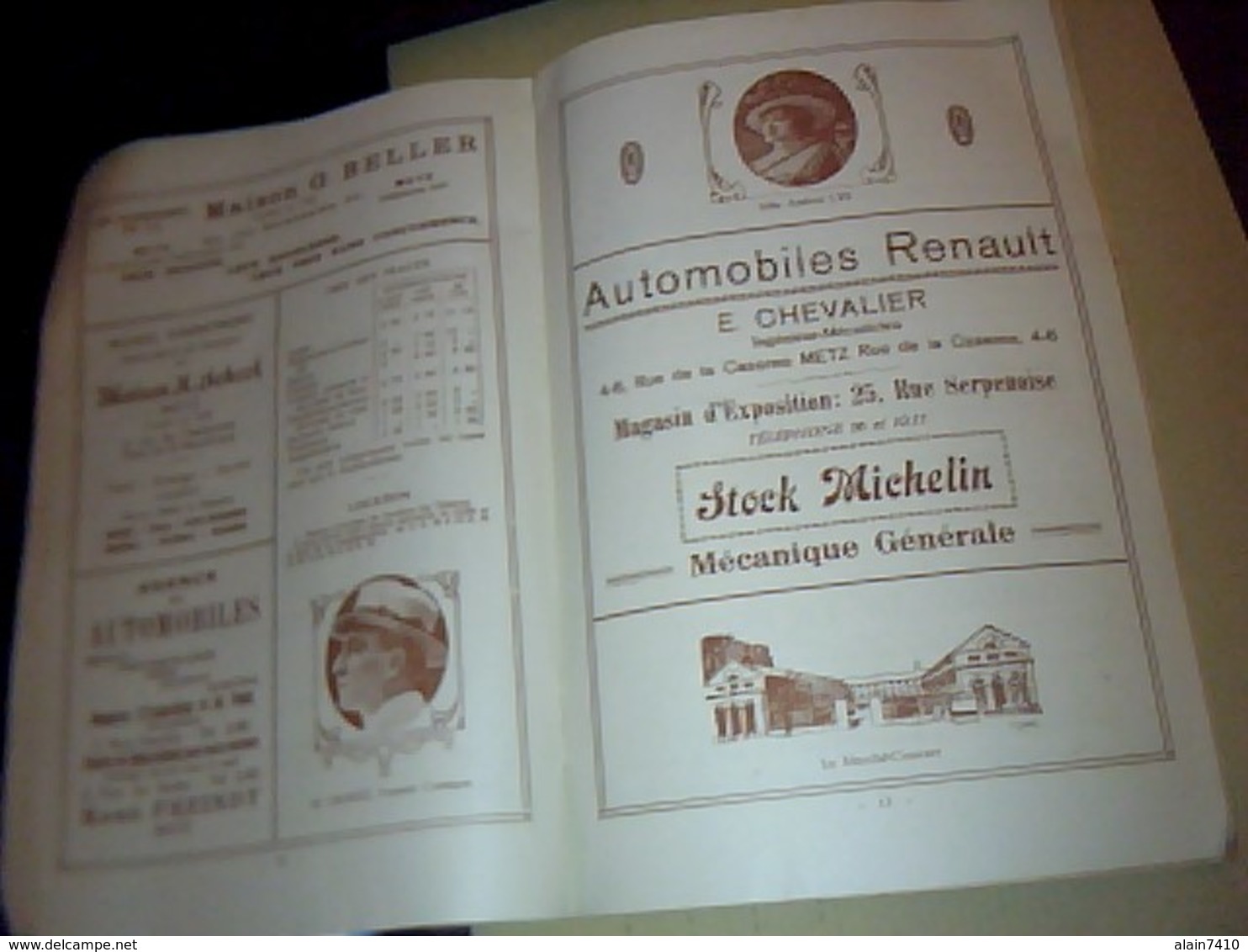 PROGRAMME THEATRE MUNICIPAL DE METZ SAISON DE PAQUE 1925 Avec Des Pubs D Epoque 16 PAGES - Programmes