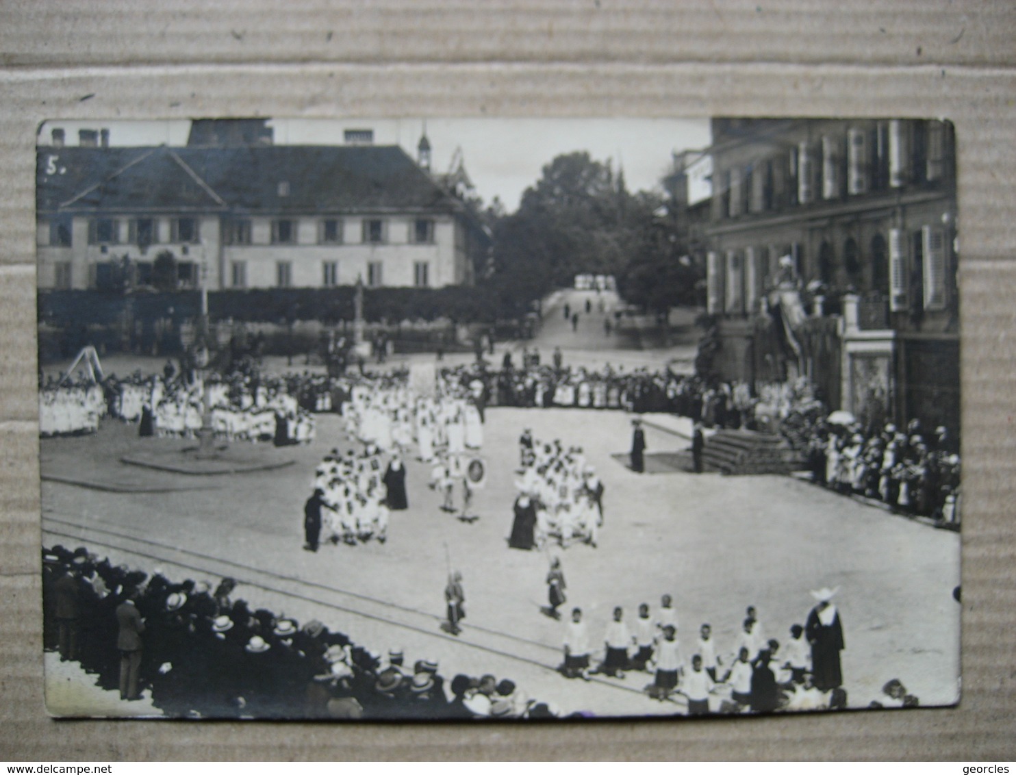 FRIBOURG -    PROCESSION  ...      CARTE PHOTO          TTB - Fribourg