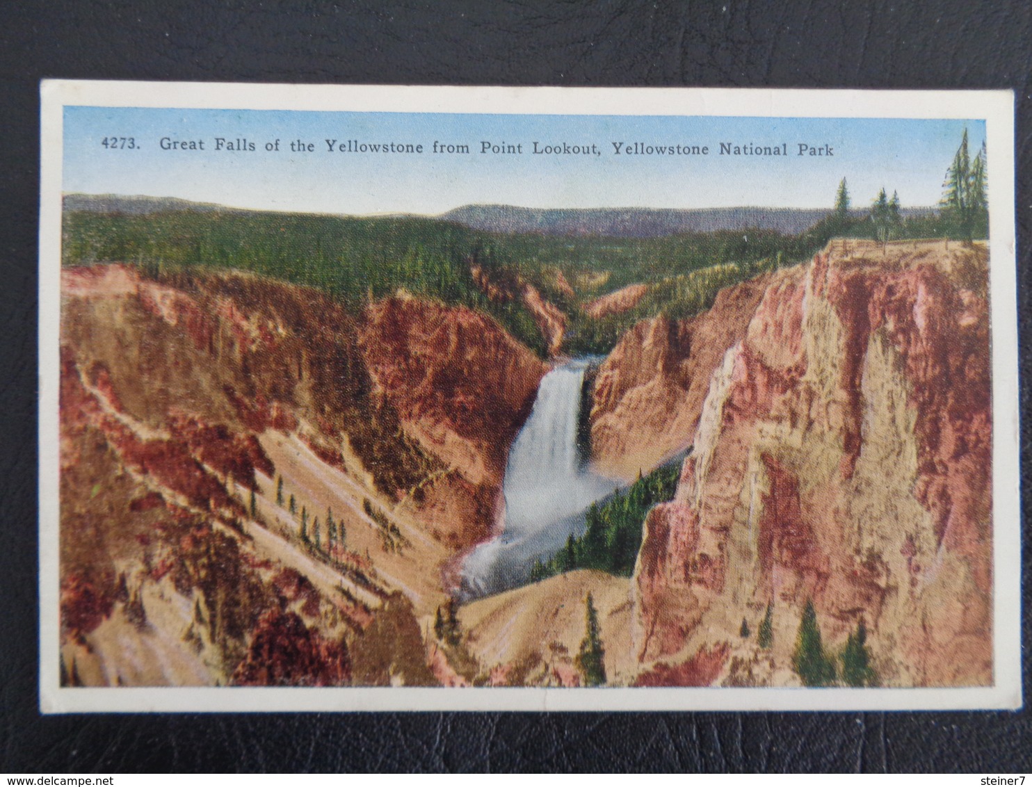 Greats Falls Of The Yellowstone From Point Lookout, - Great Falls