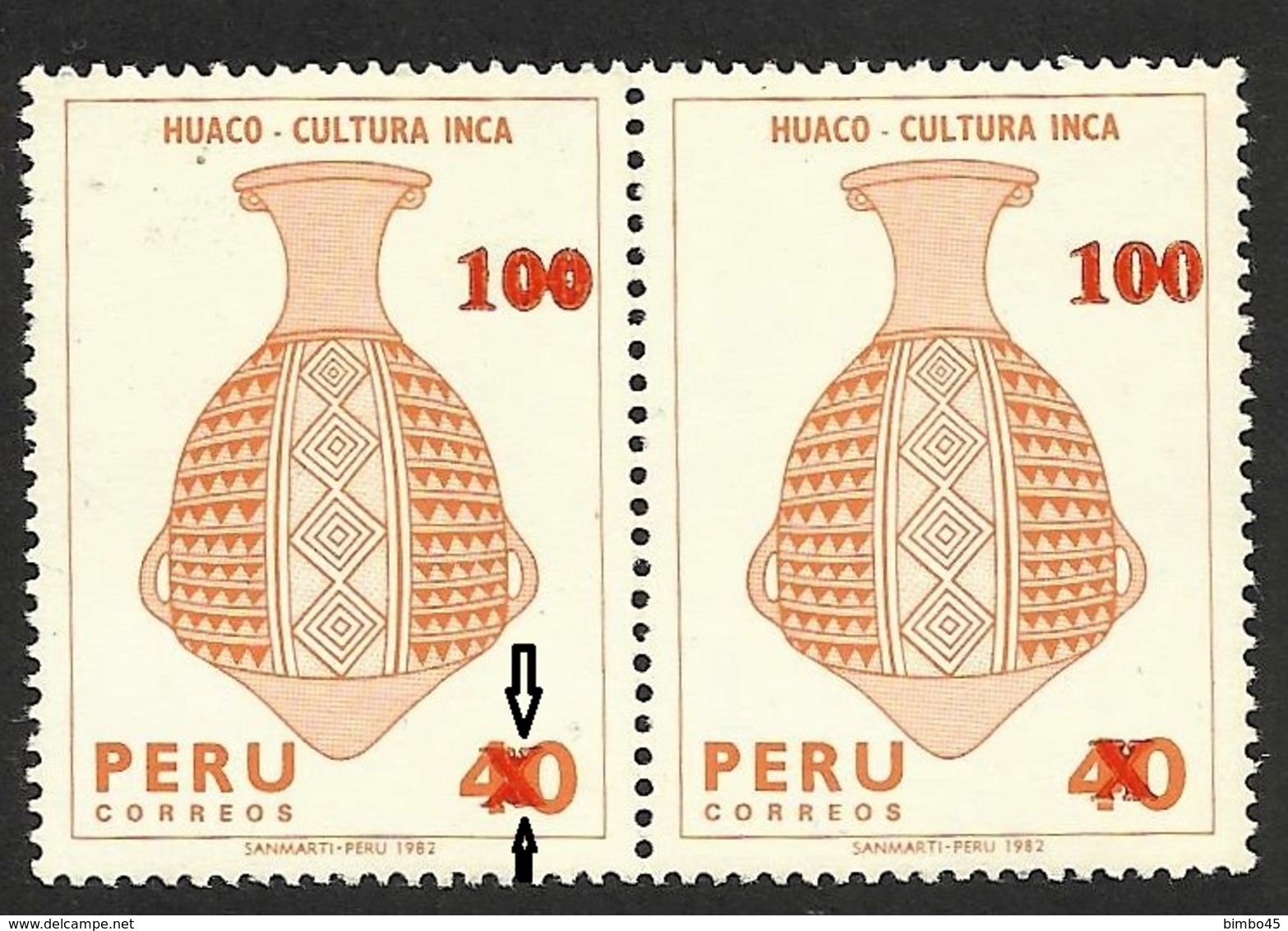 ERROR --PAIR --PERU 1982 --MNH - Perù