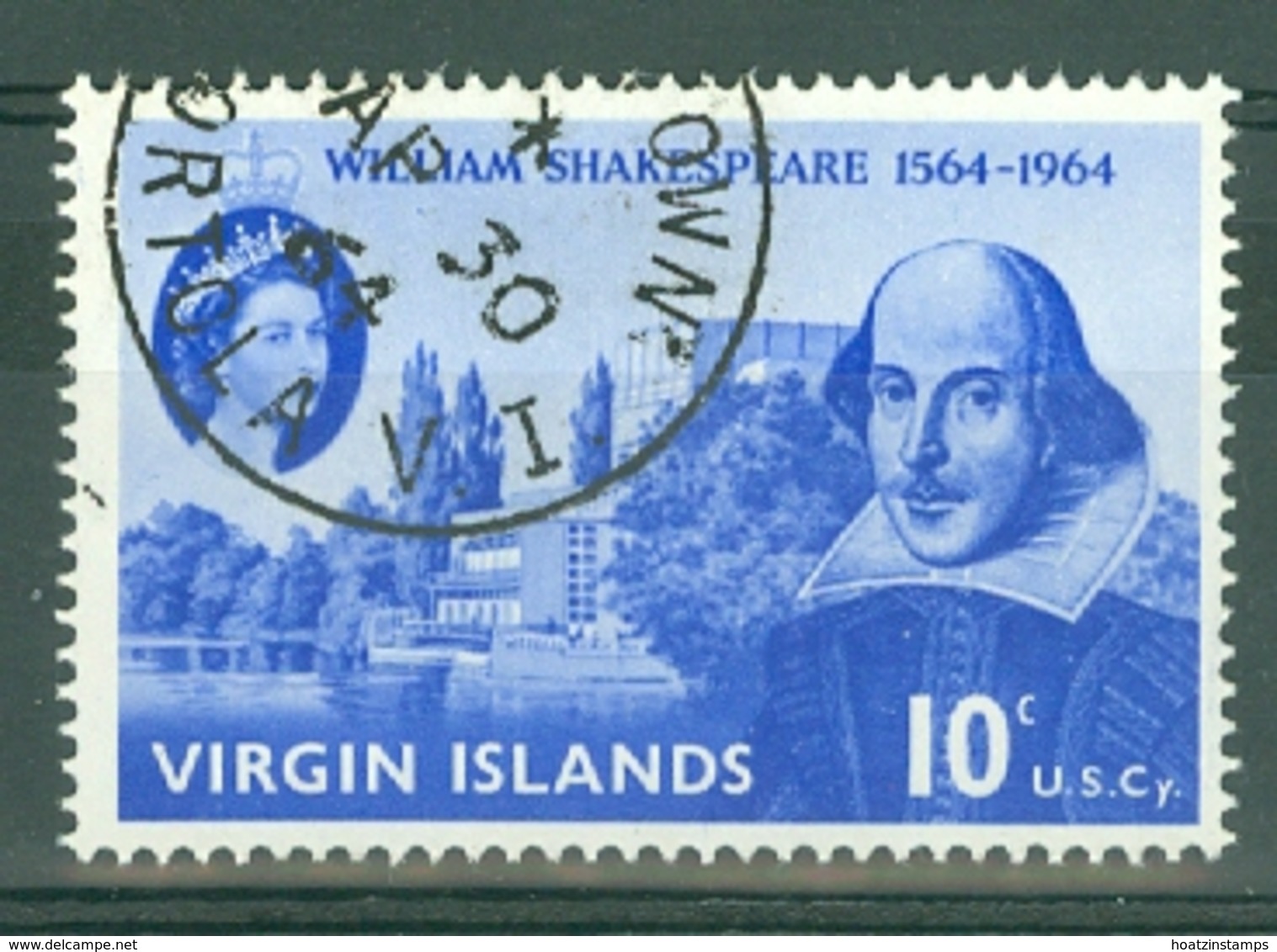 British Virgin Is: 1964   Shakespeare    Used - British Virgin Islands